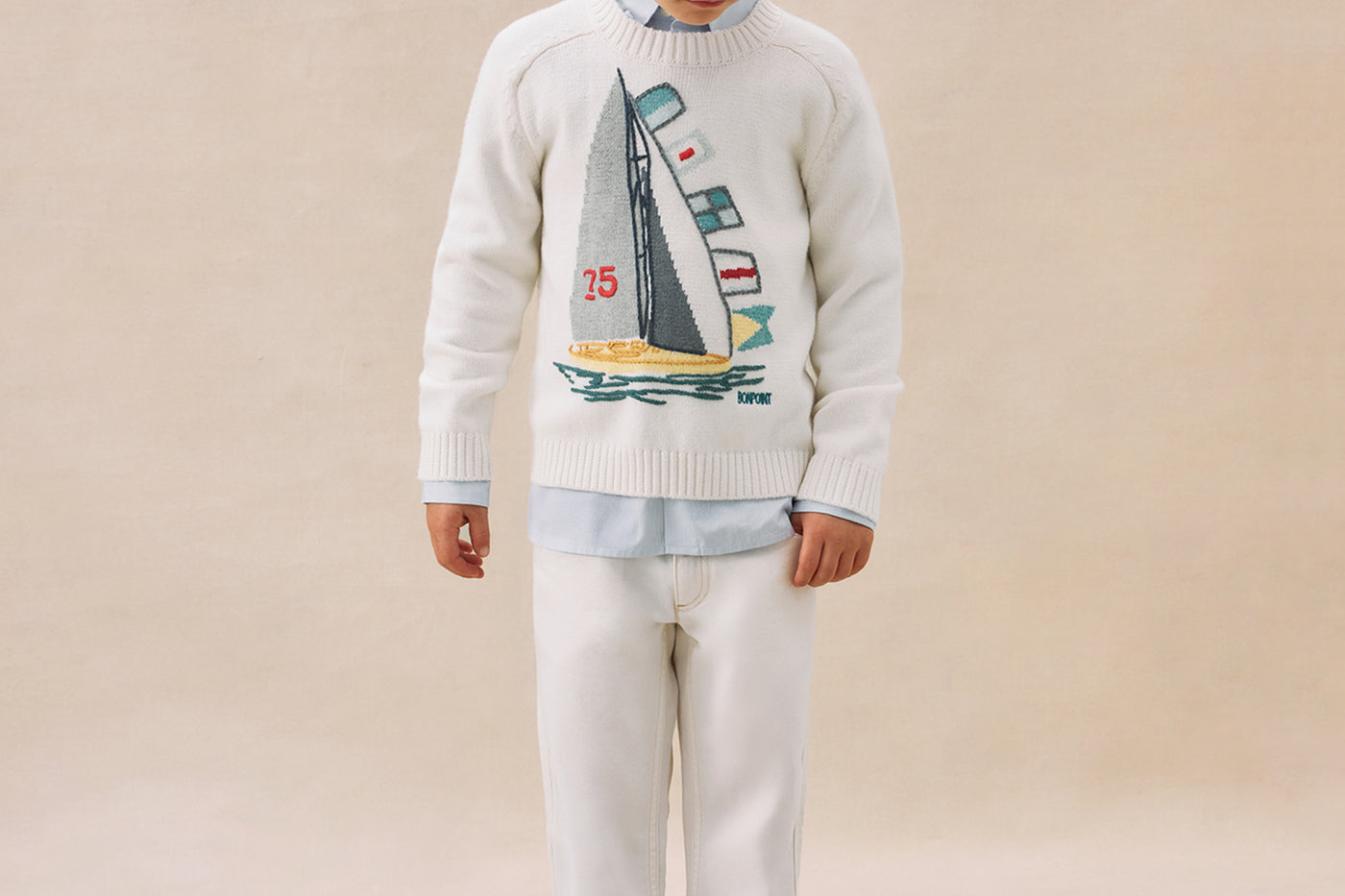 Look garçon été 2025 Pull Bateau