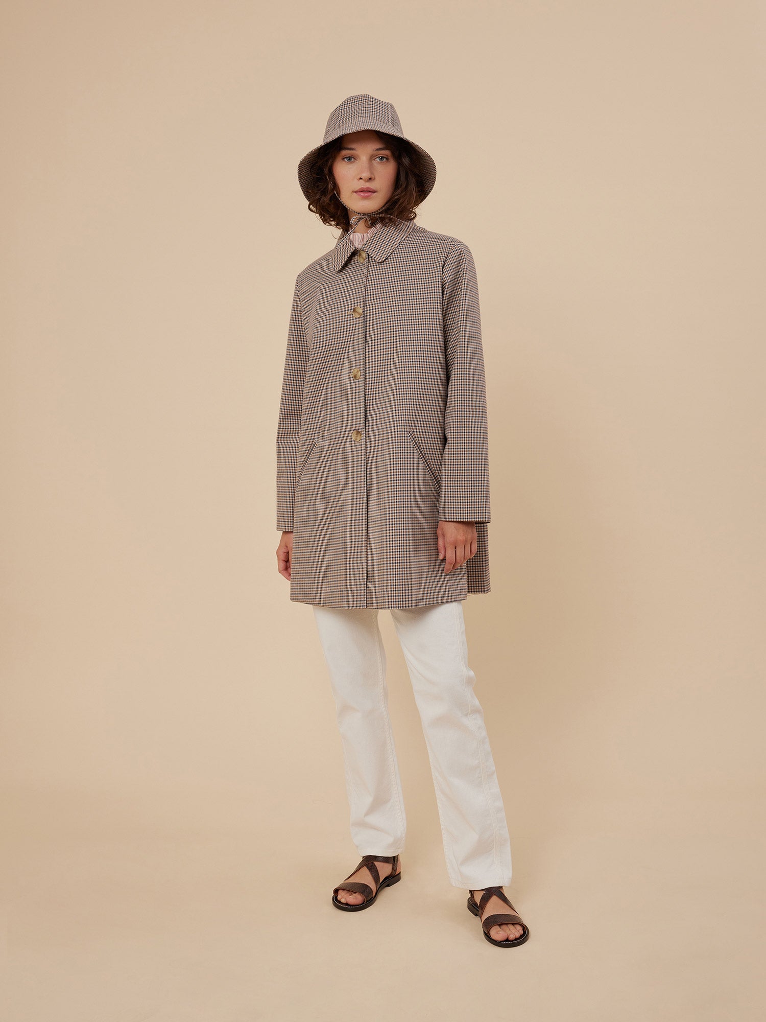 Women s look summer 2024 water repellent cotton coat Bonpoint