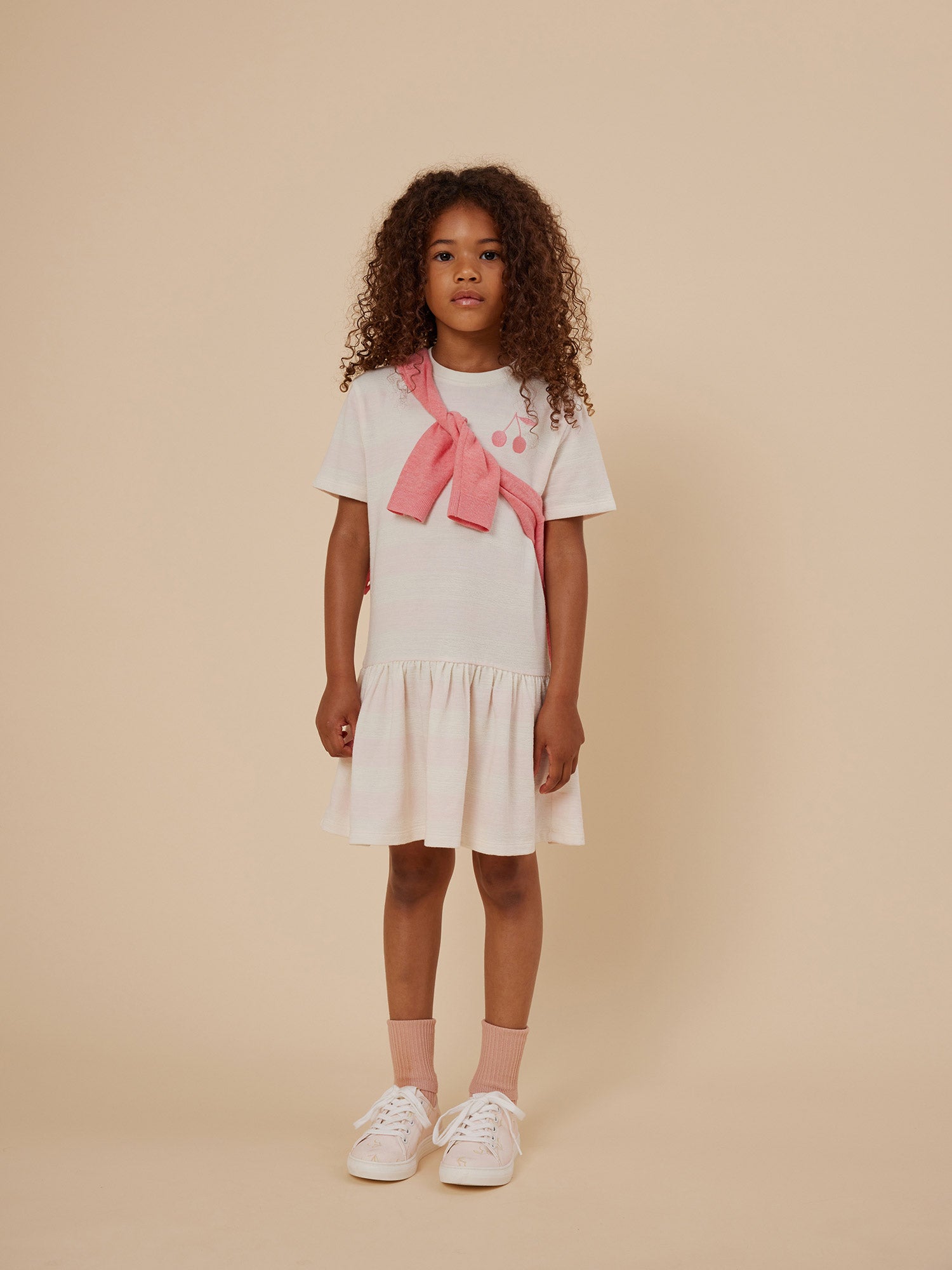 Hot pink striped dress 2025