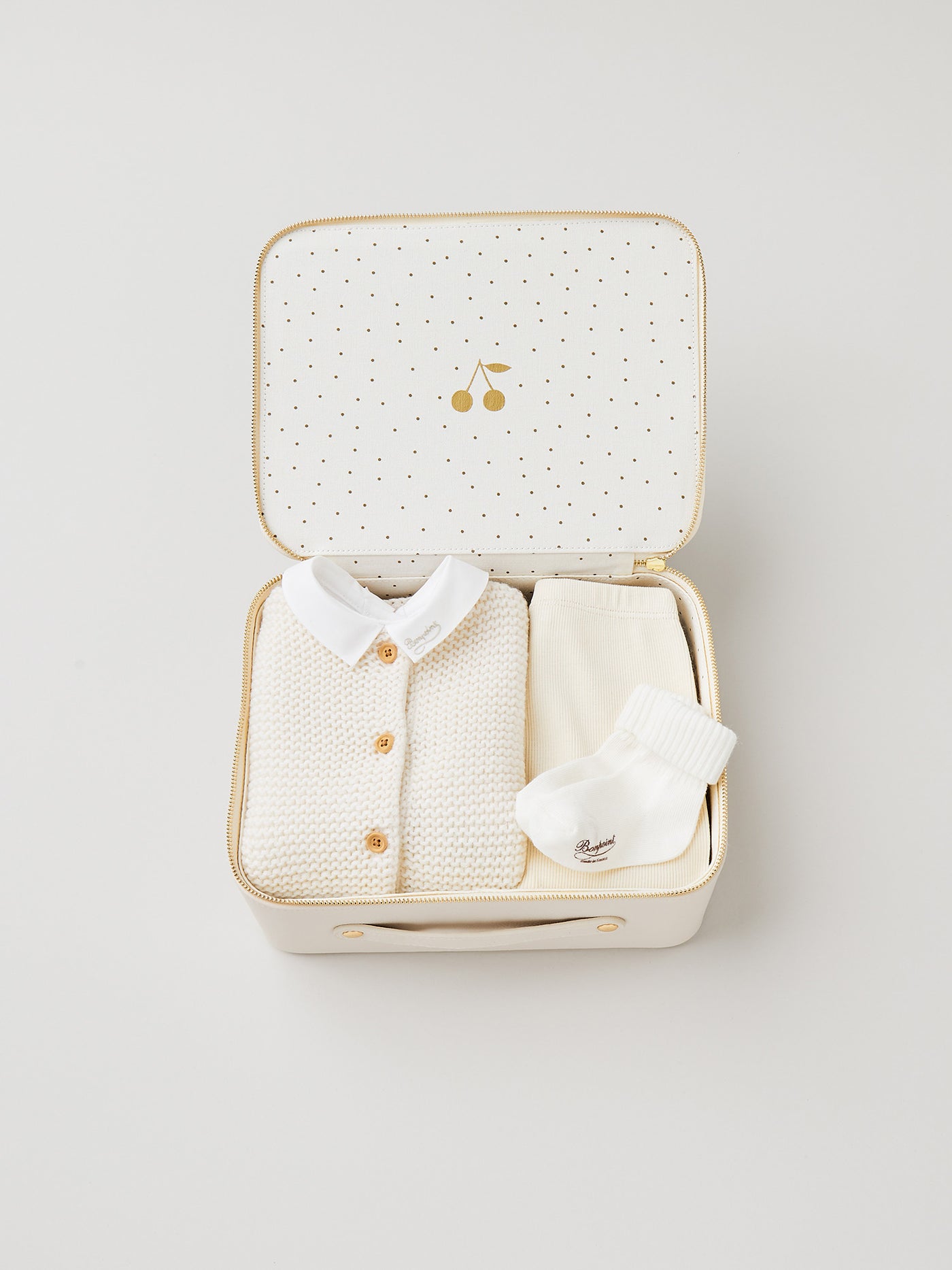 Newborn medium Suitcase White set