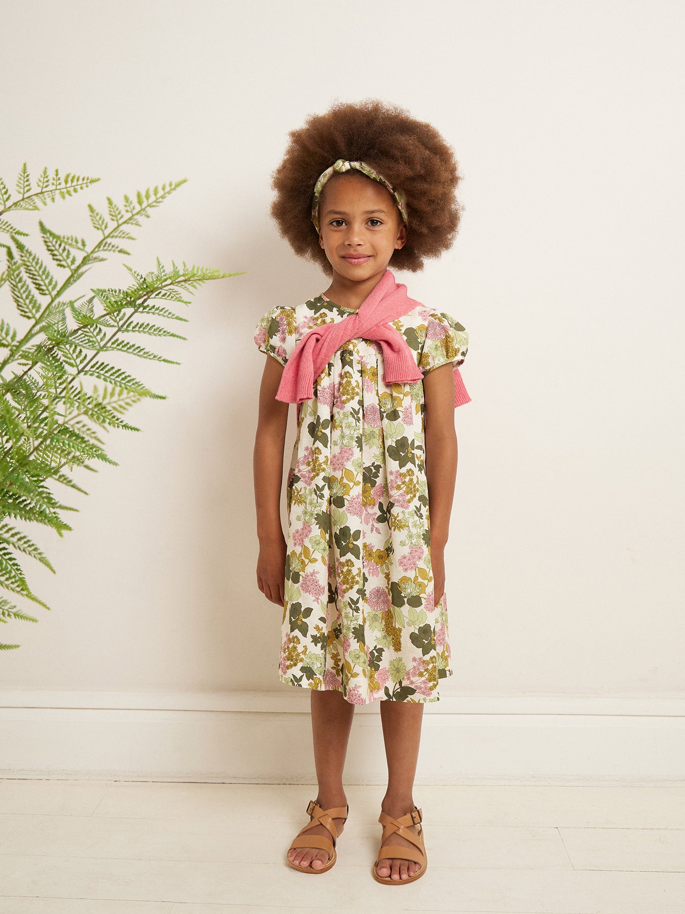 SUMMER 2023 GIRL'S PINK CARDIGAN