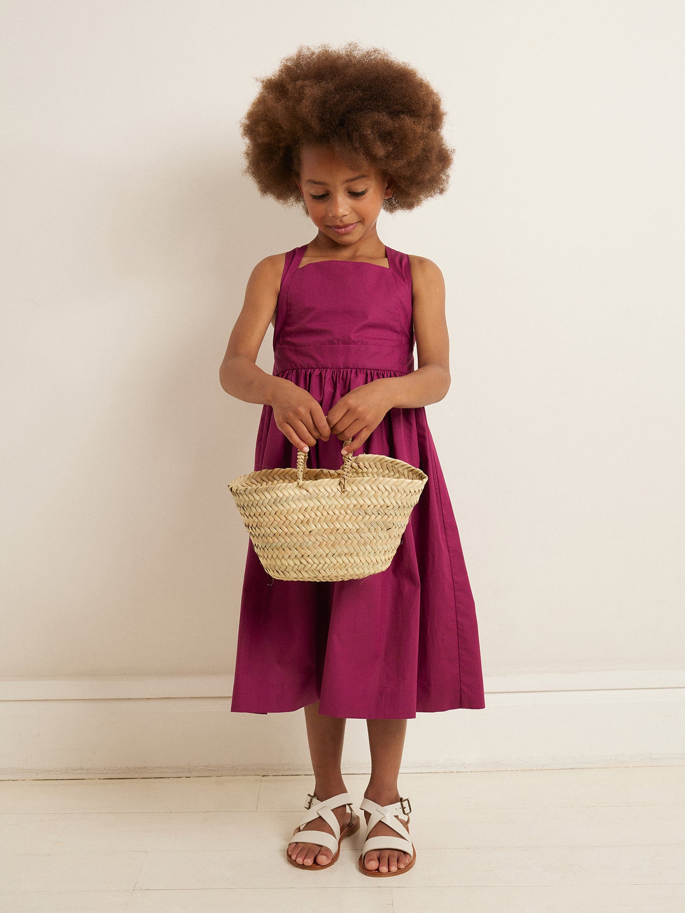 LOOK FILLE ETE 2023 ROBE VIOLETTE