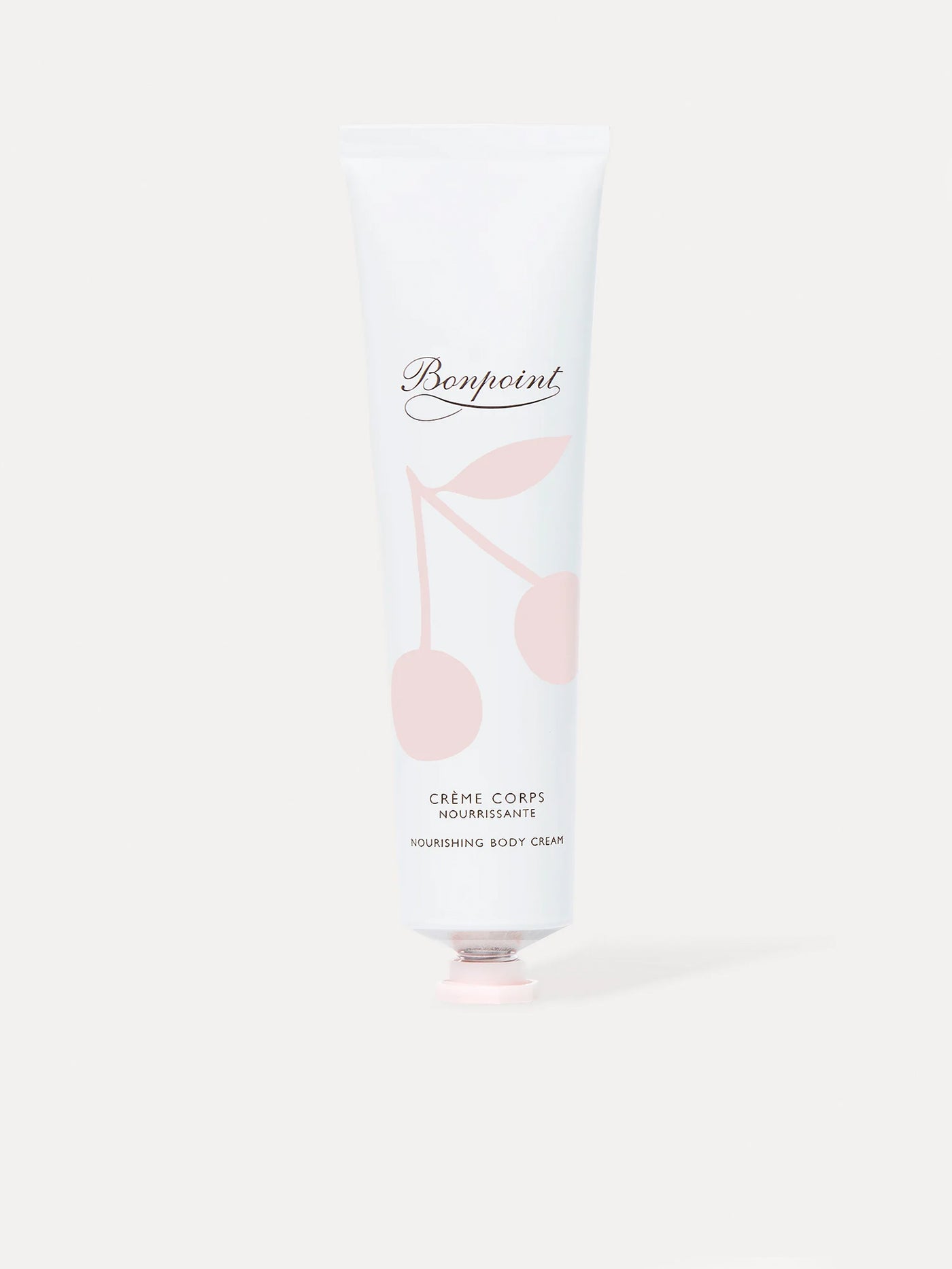 Crème corps nourrissante en tube rose pâle 75 ml