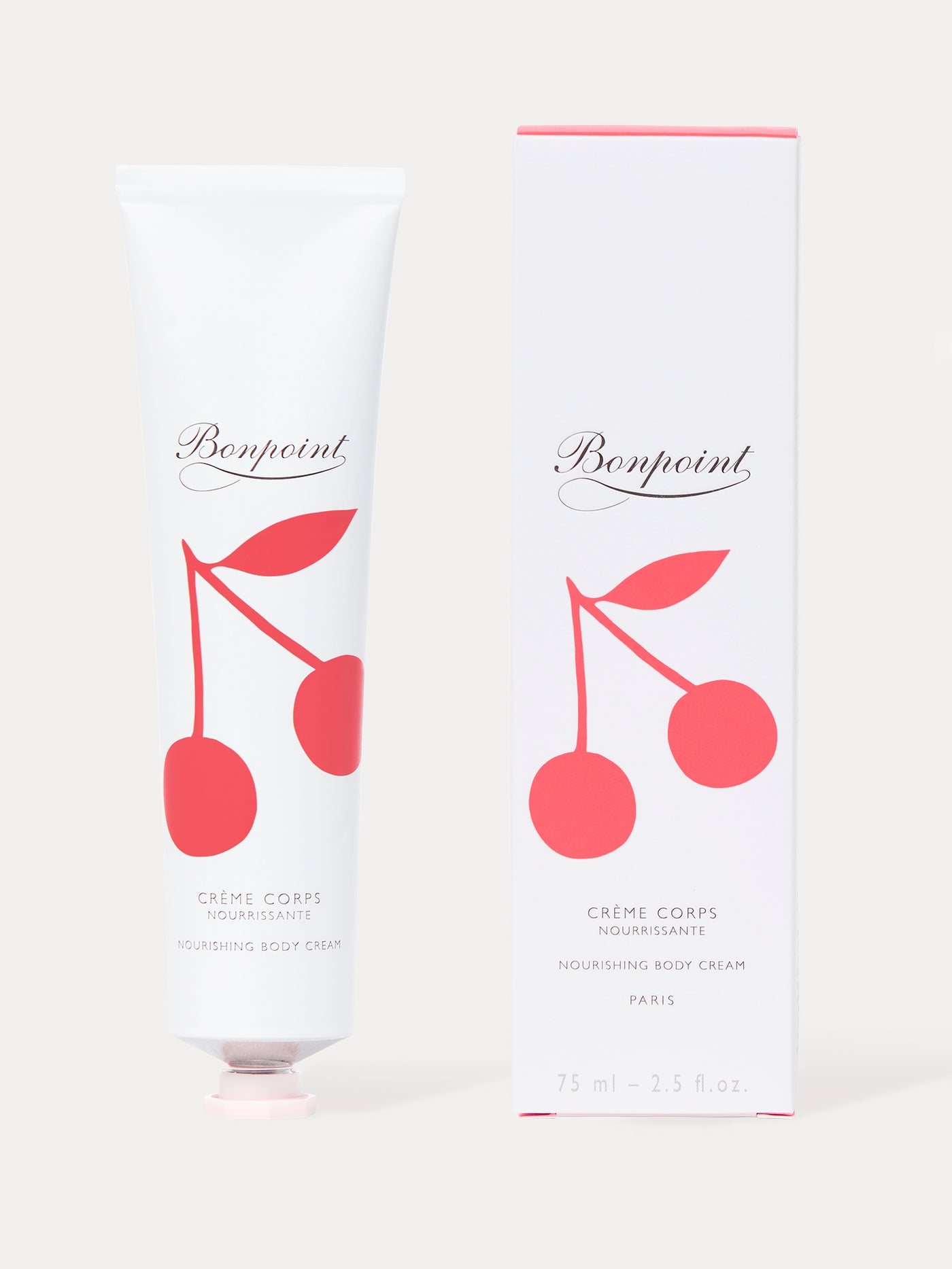 Crème corps nourrissante tube rose fluo 75 ml