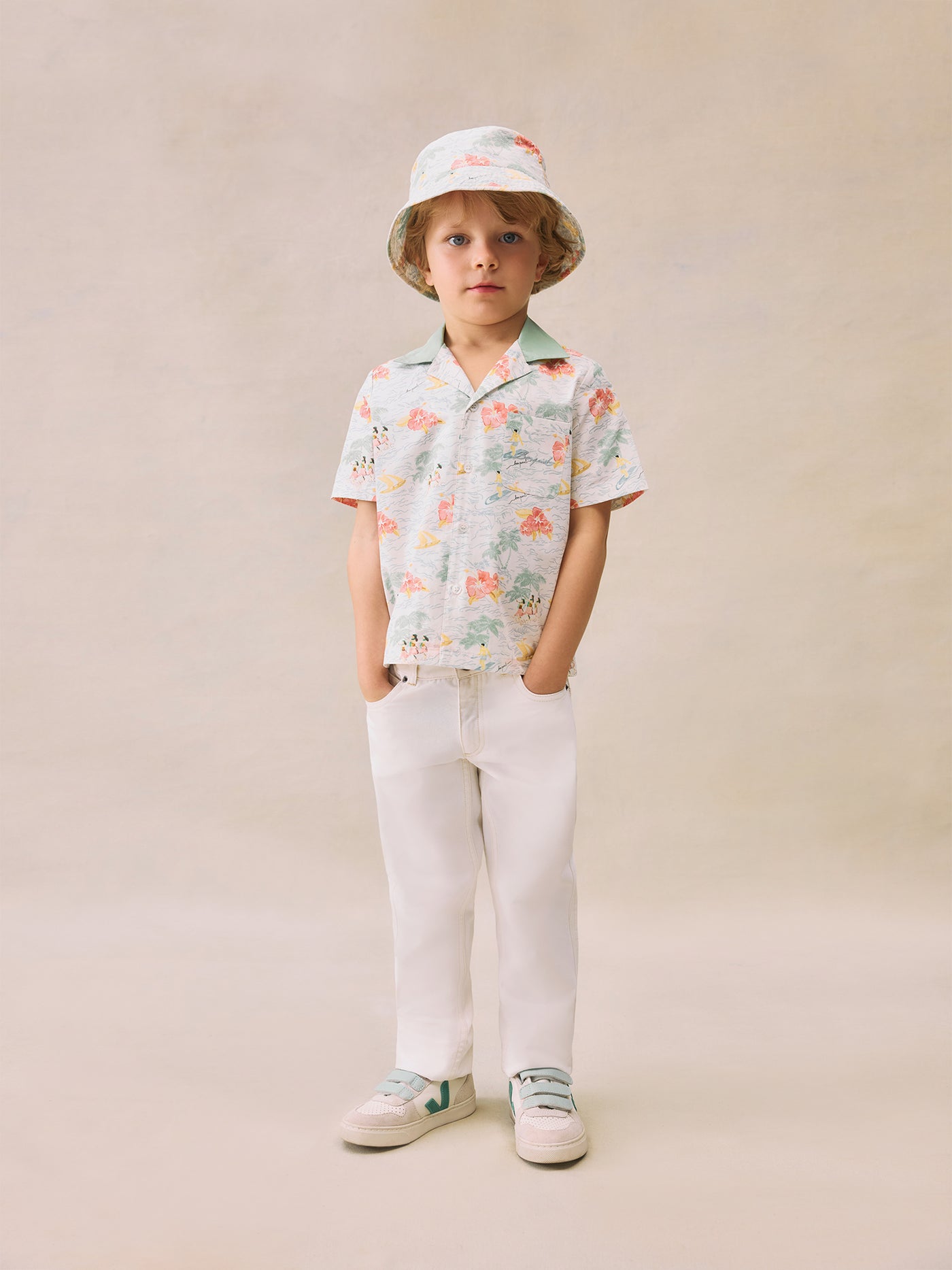 Steve printed poplin shirt