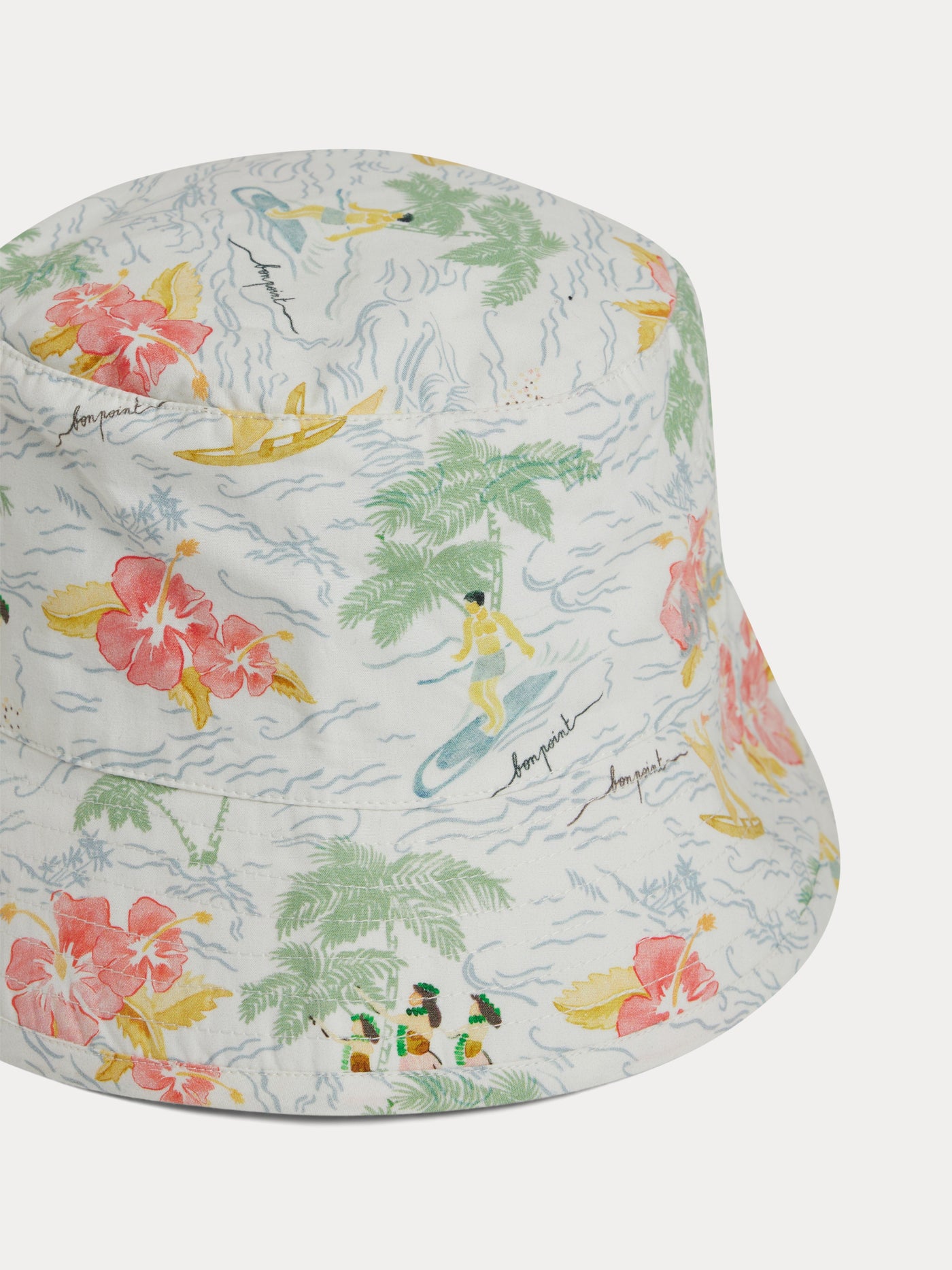 Theana printed poplin bob hat