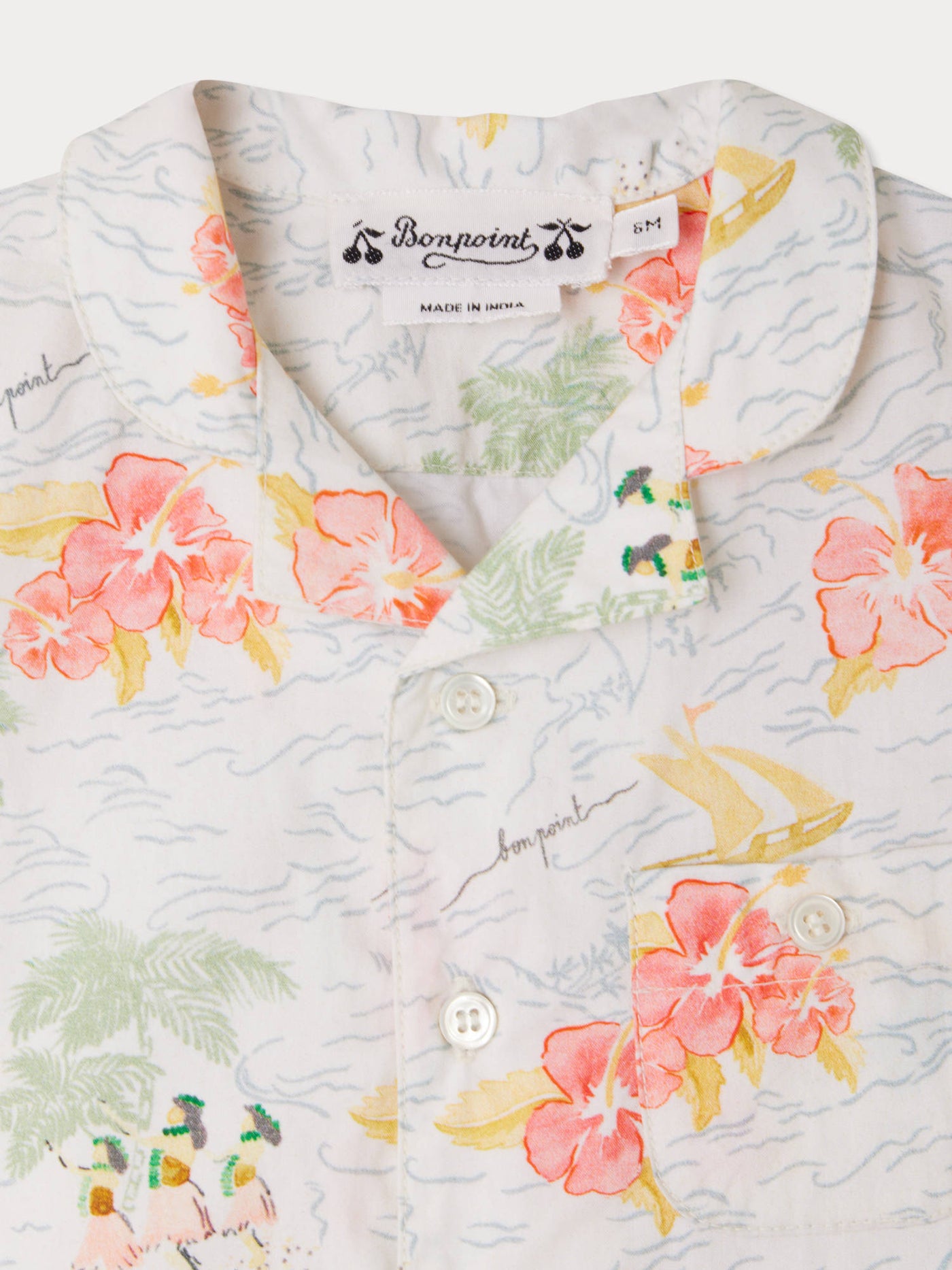 Gerald printed poplin shirt