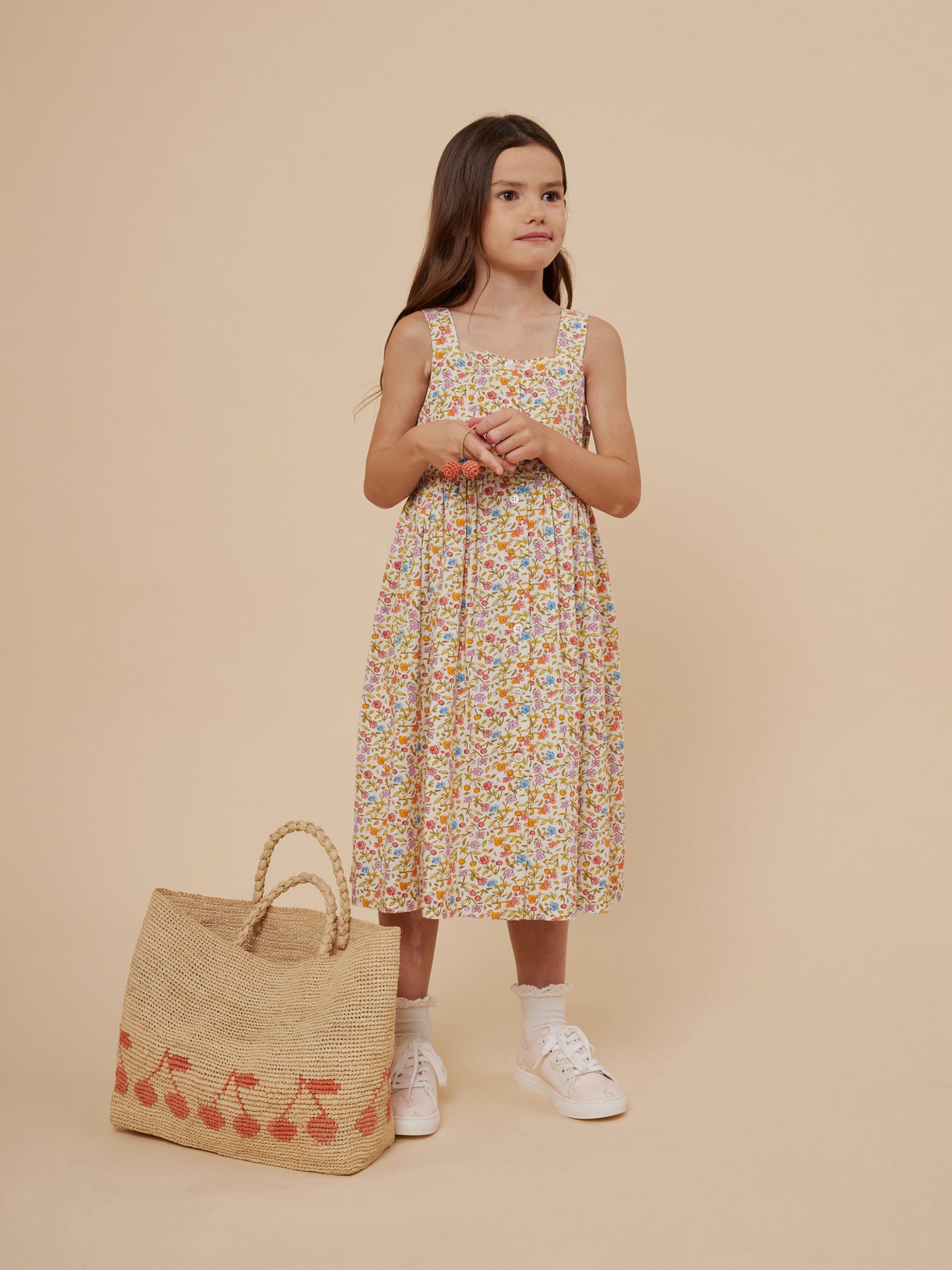 Cruise 2024 girl's look floral dress