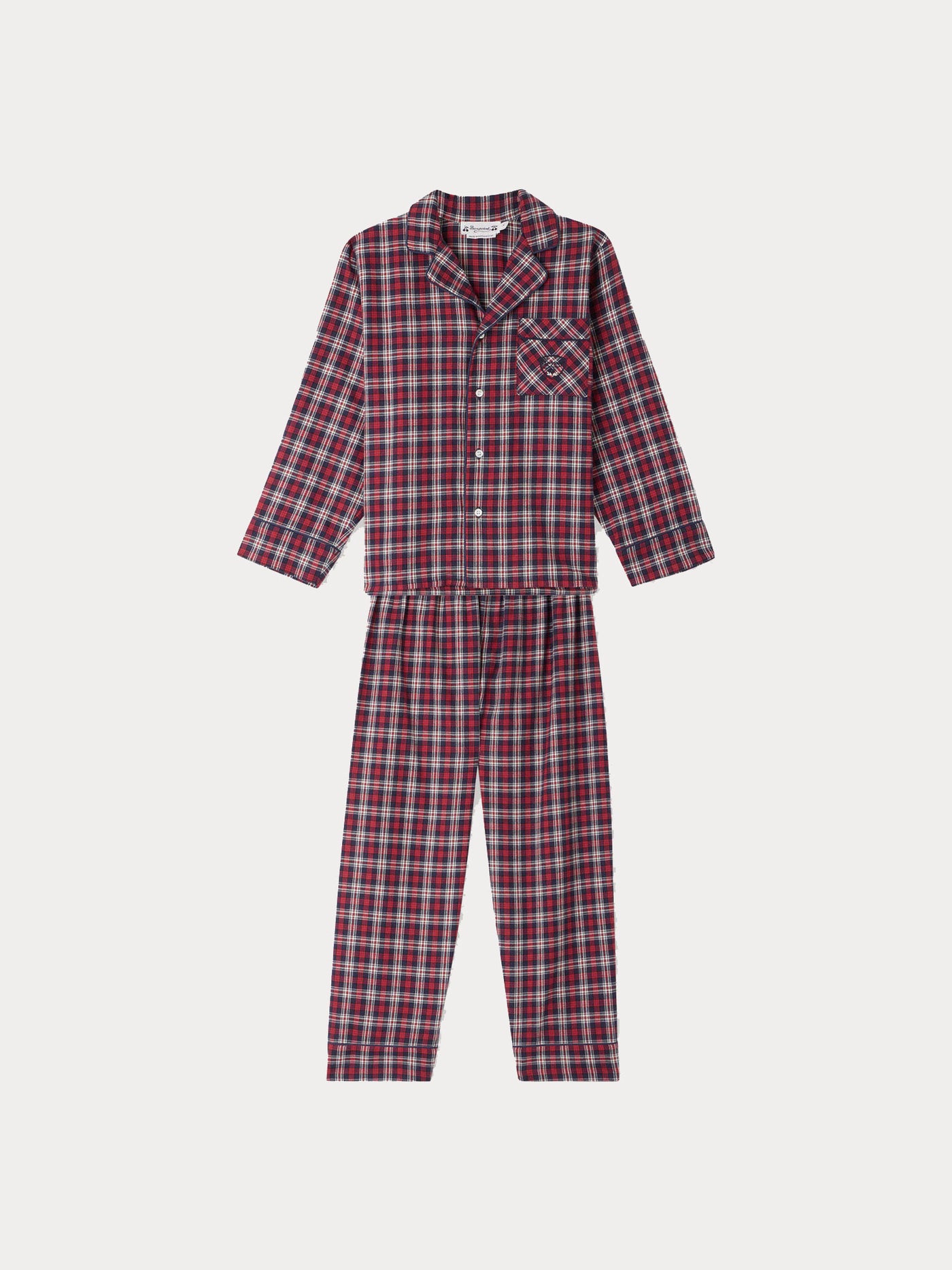 Dormeur checkered red pajamas