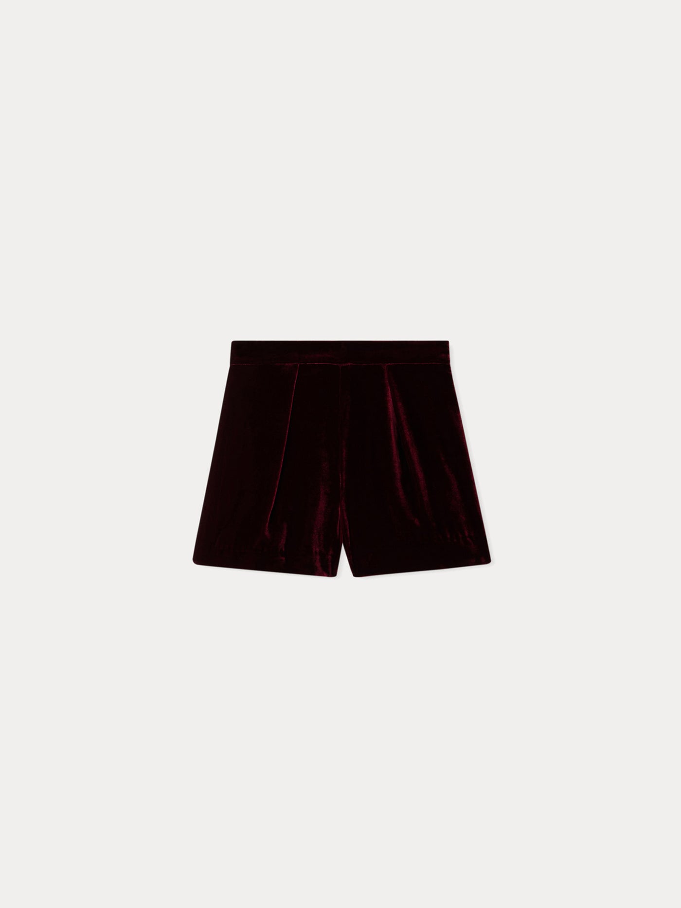 Short Flash en velours de soie