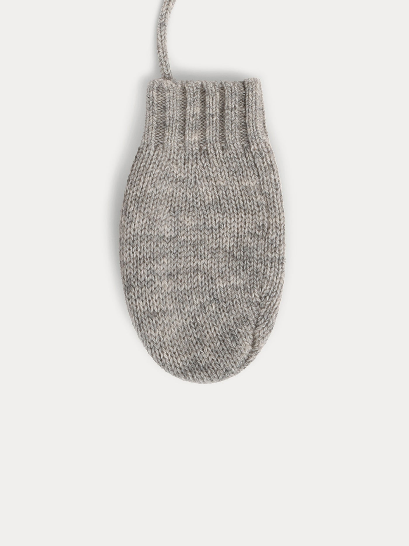 Babies' mittens heathered gray
