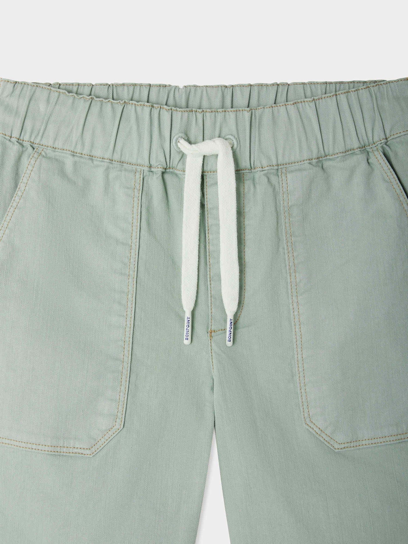 Syl denim bermuda shorts with drawstrings