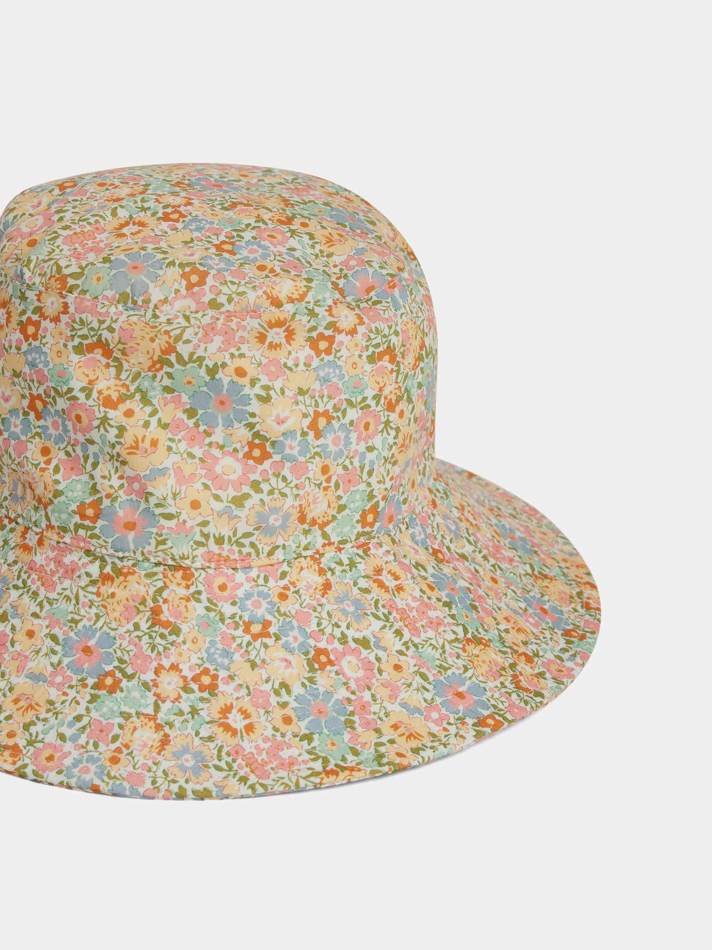 Chapeau Faye en tissu Liberty