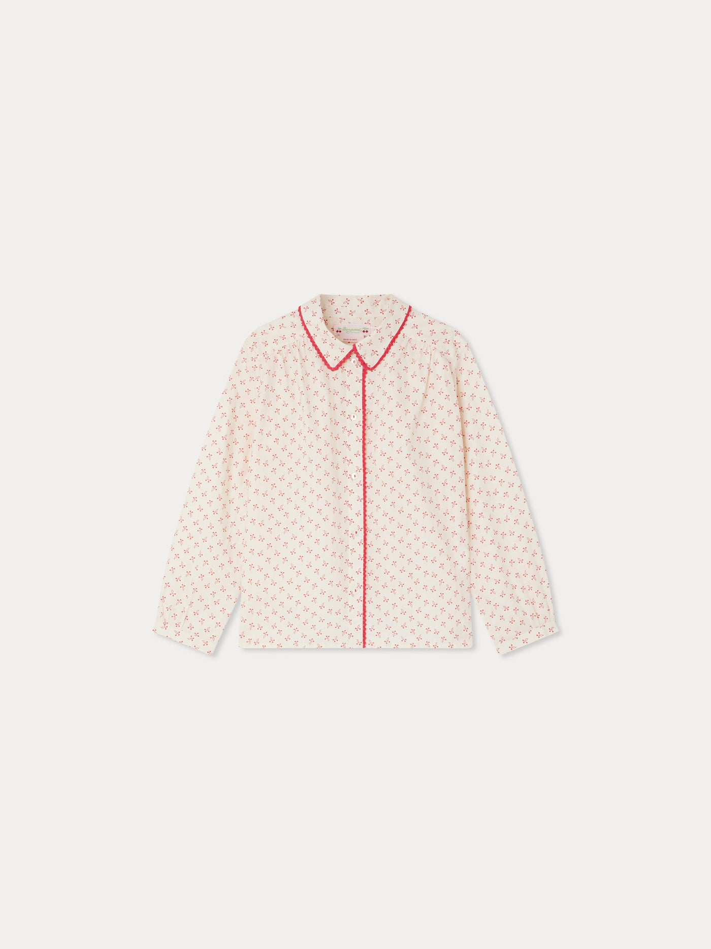 Basiline blouse in printed poplin