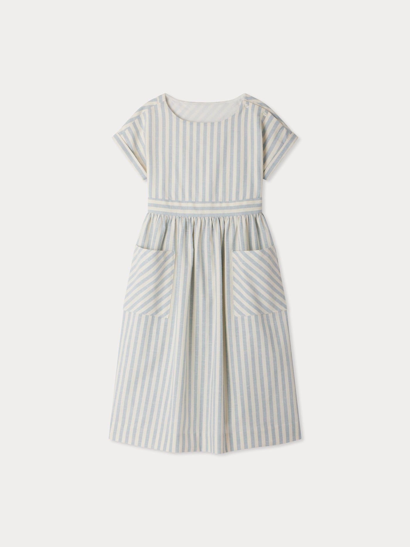 Robe Edelweiss rayée ajourée dans le dos
