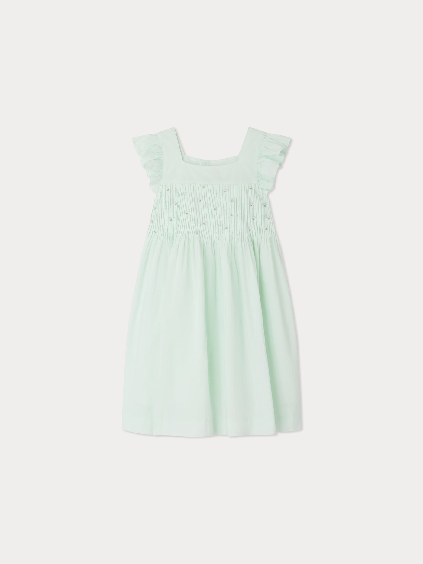 Fiona dress in embroidered cotton voile