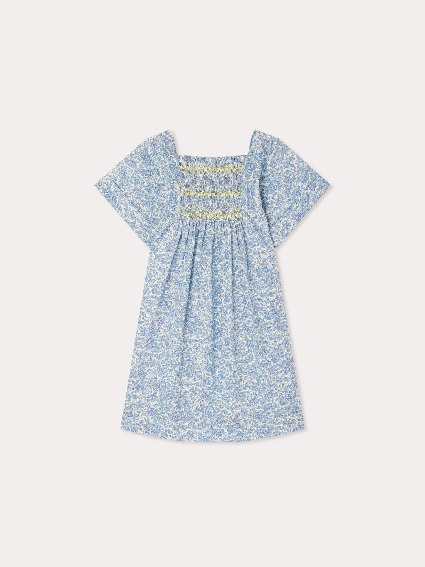 Robe Paysanne smockée en tissu Liberty