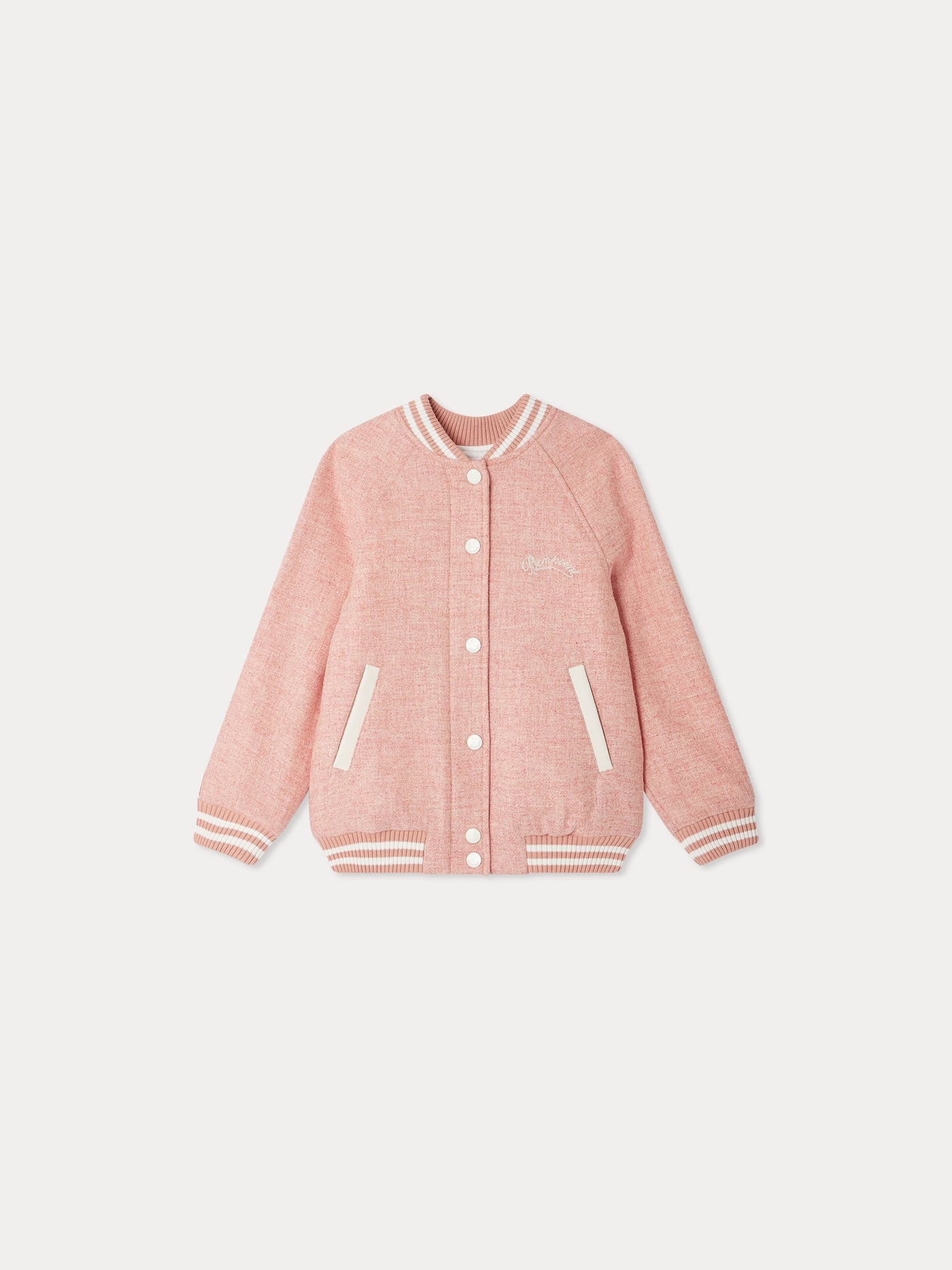 Effy jacket zipped with embroidery