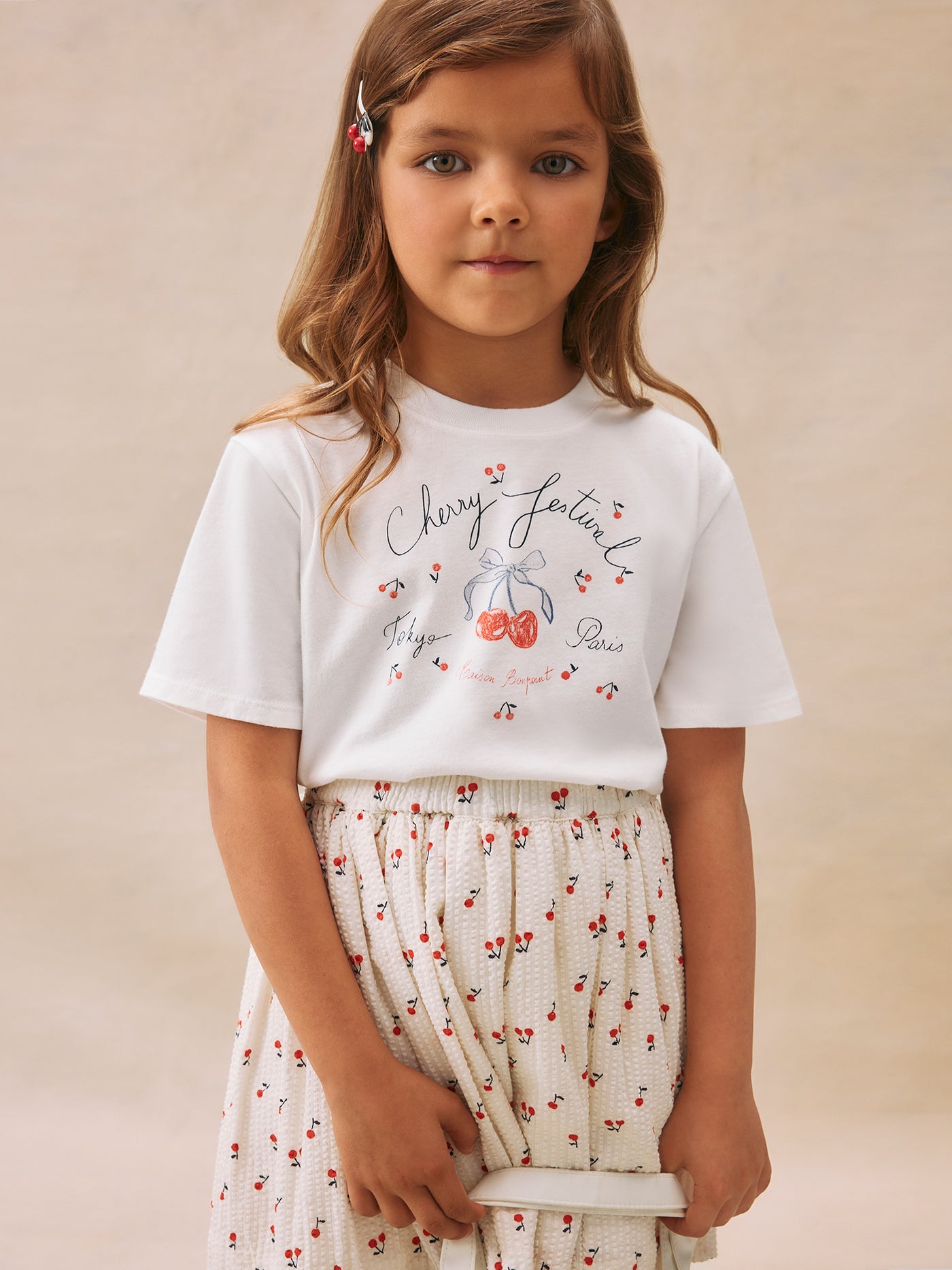 Thida t-shirt with cherry print