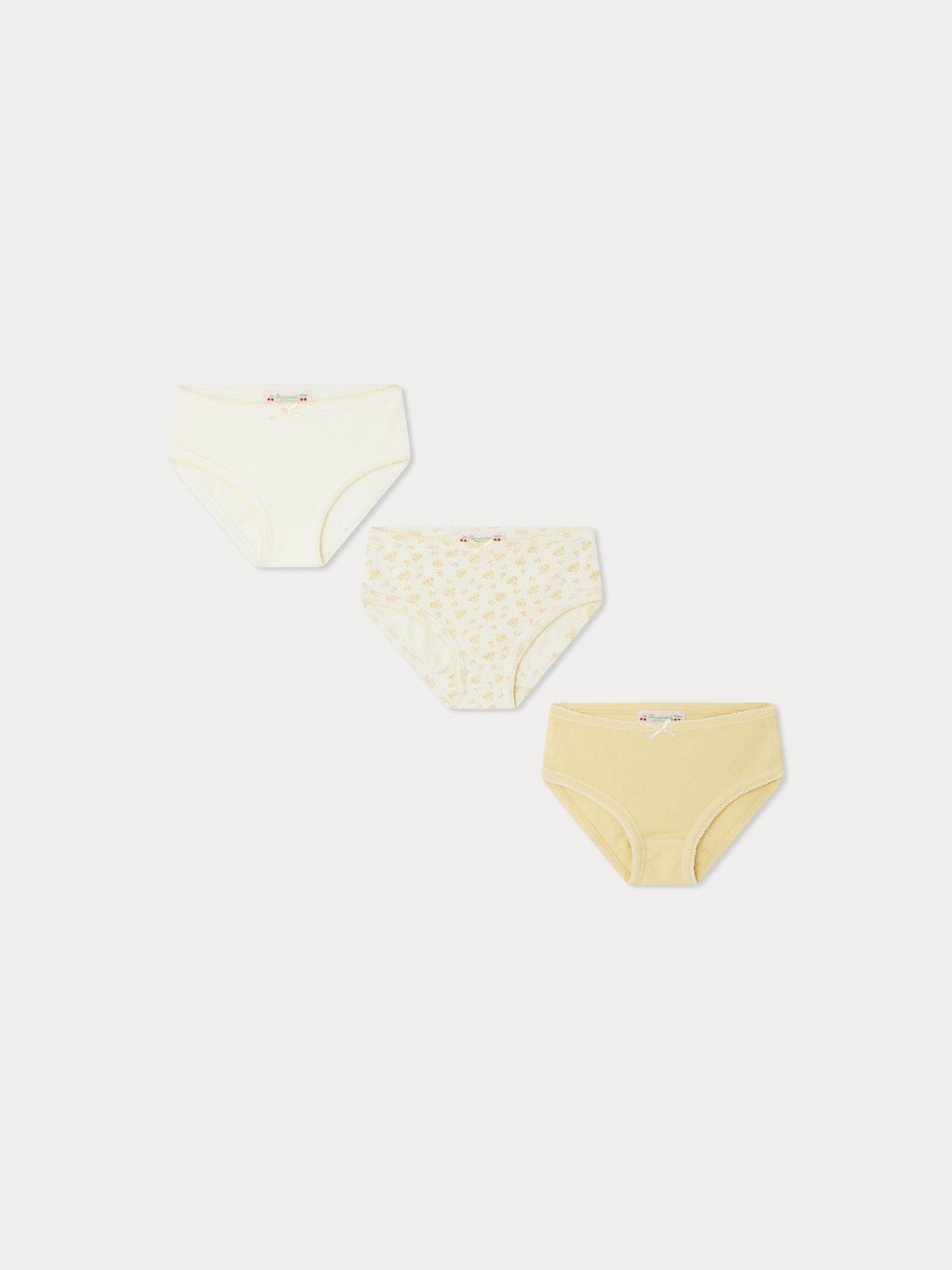 Culottes Aubree en coton jaunes