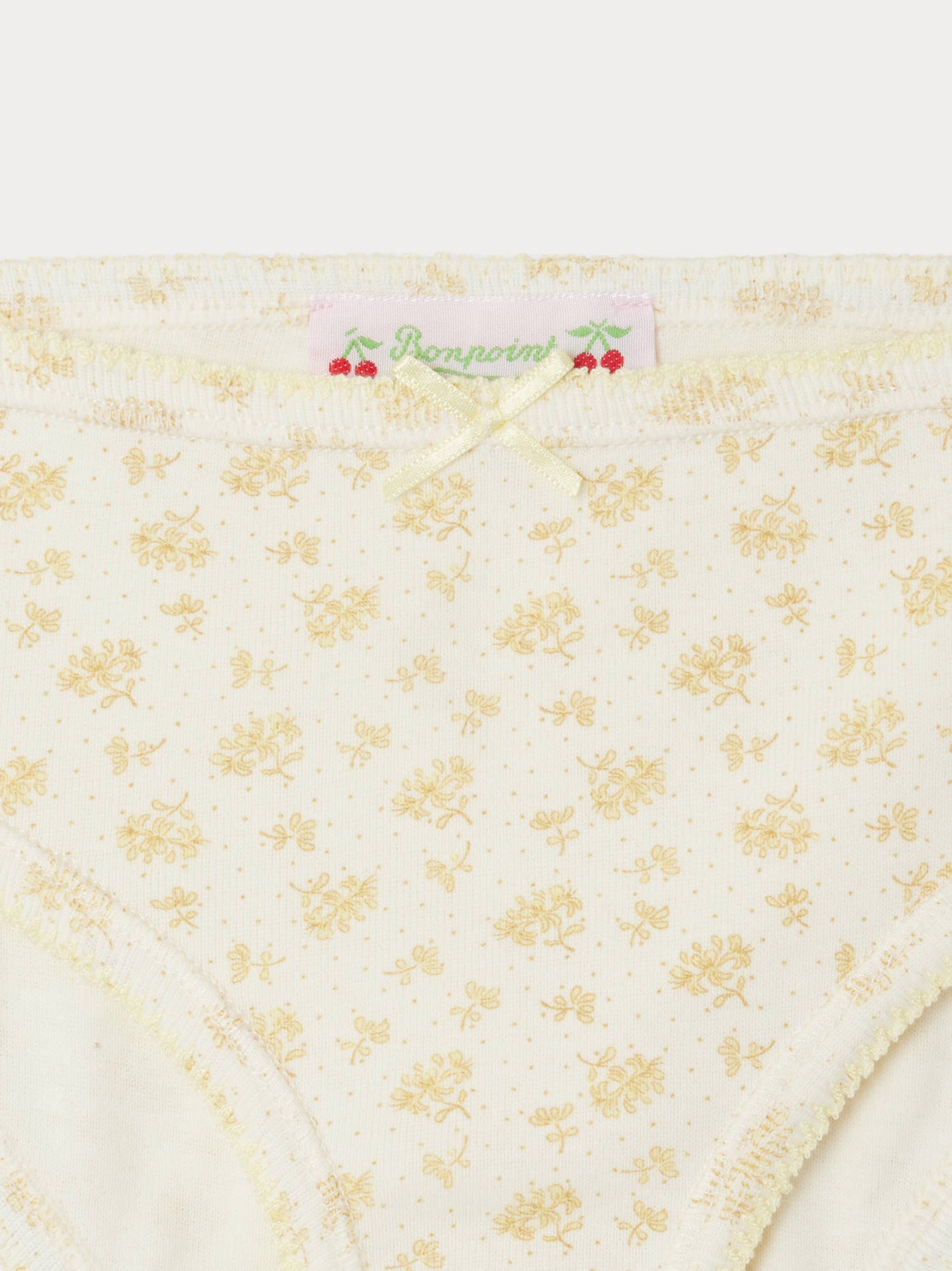 Aubree underwear in yellow cotton