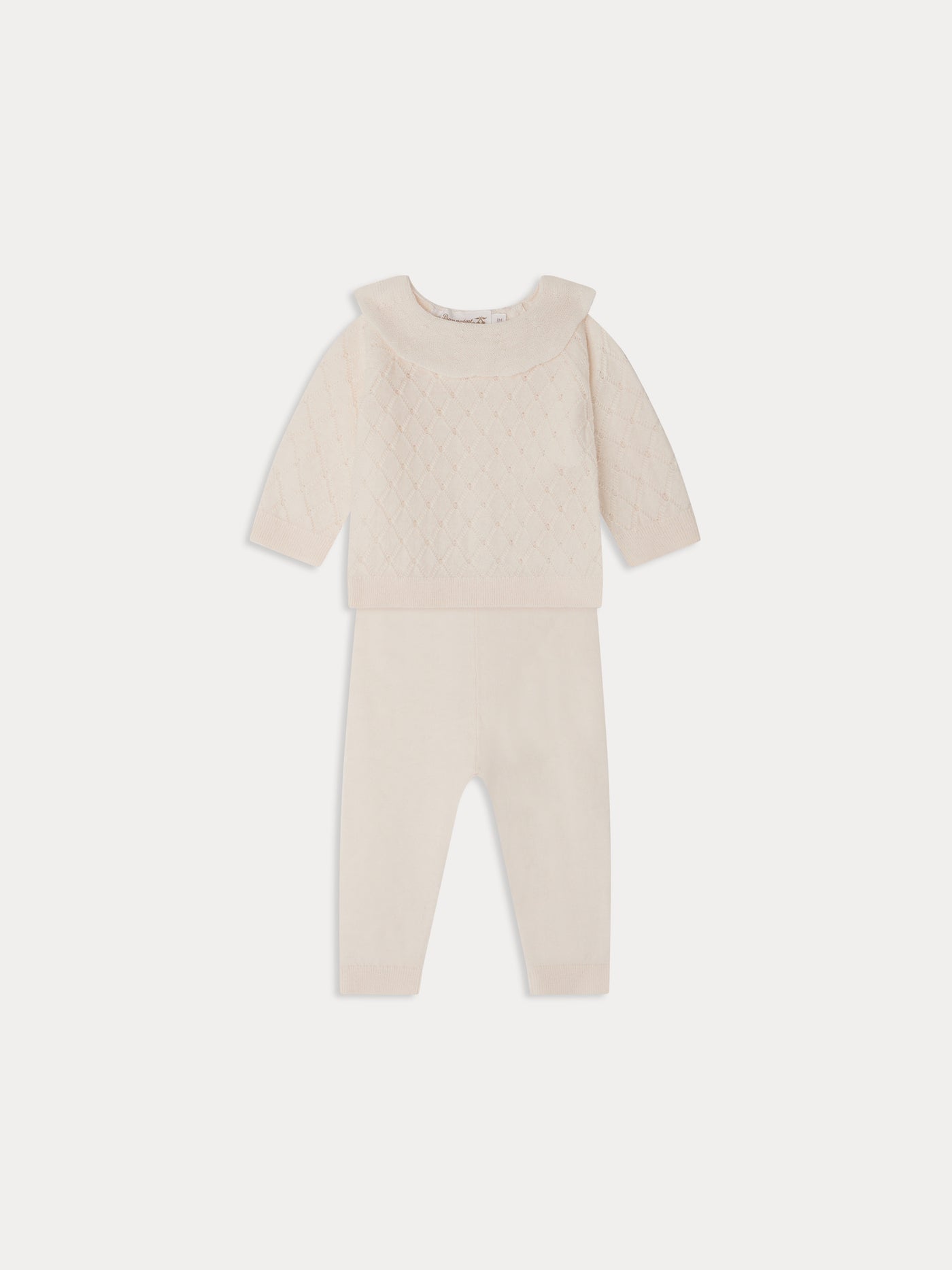 Ensemble Anisa en laine à col
