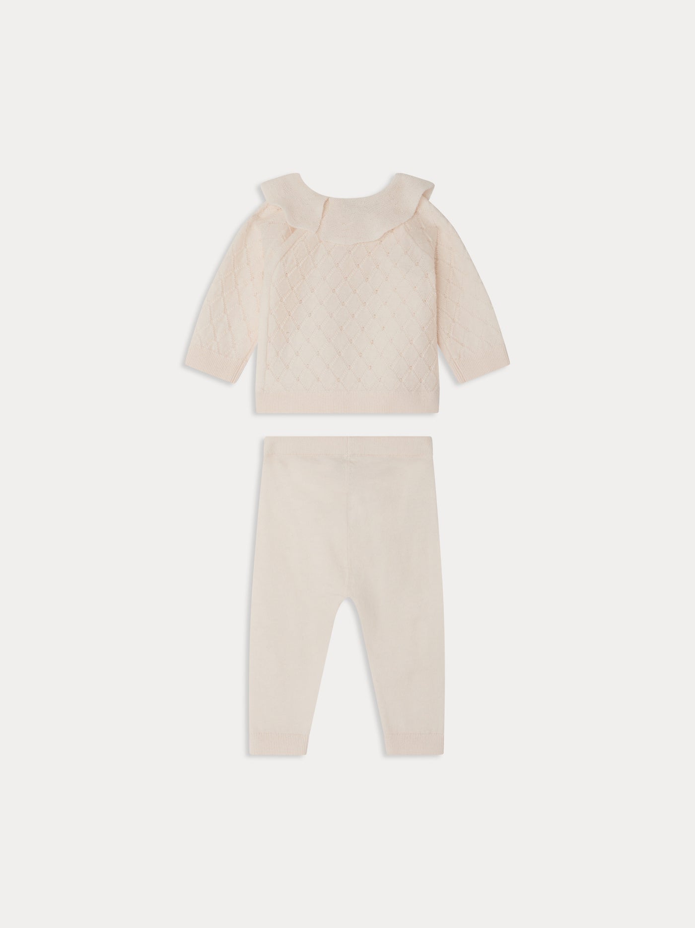 Anisa wool set with collar