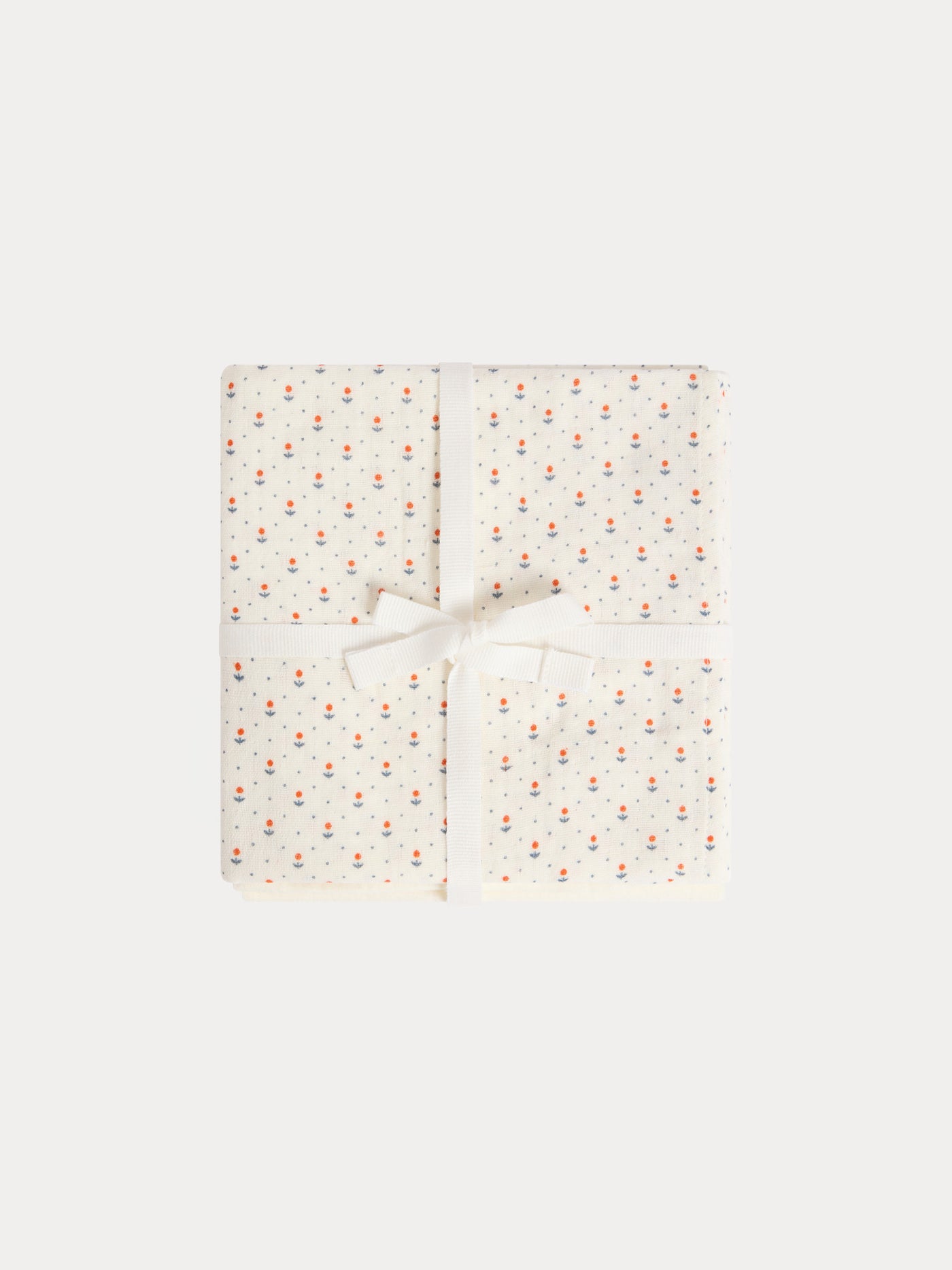 Lange Doudou à imprimé tulipes orange