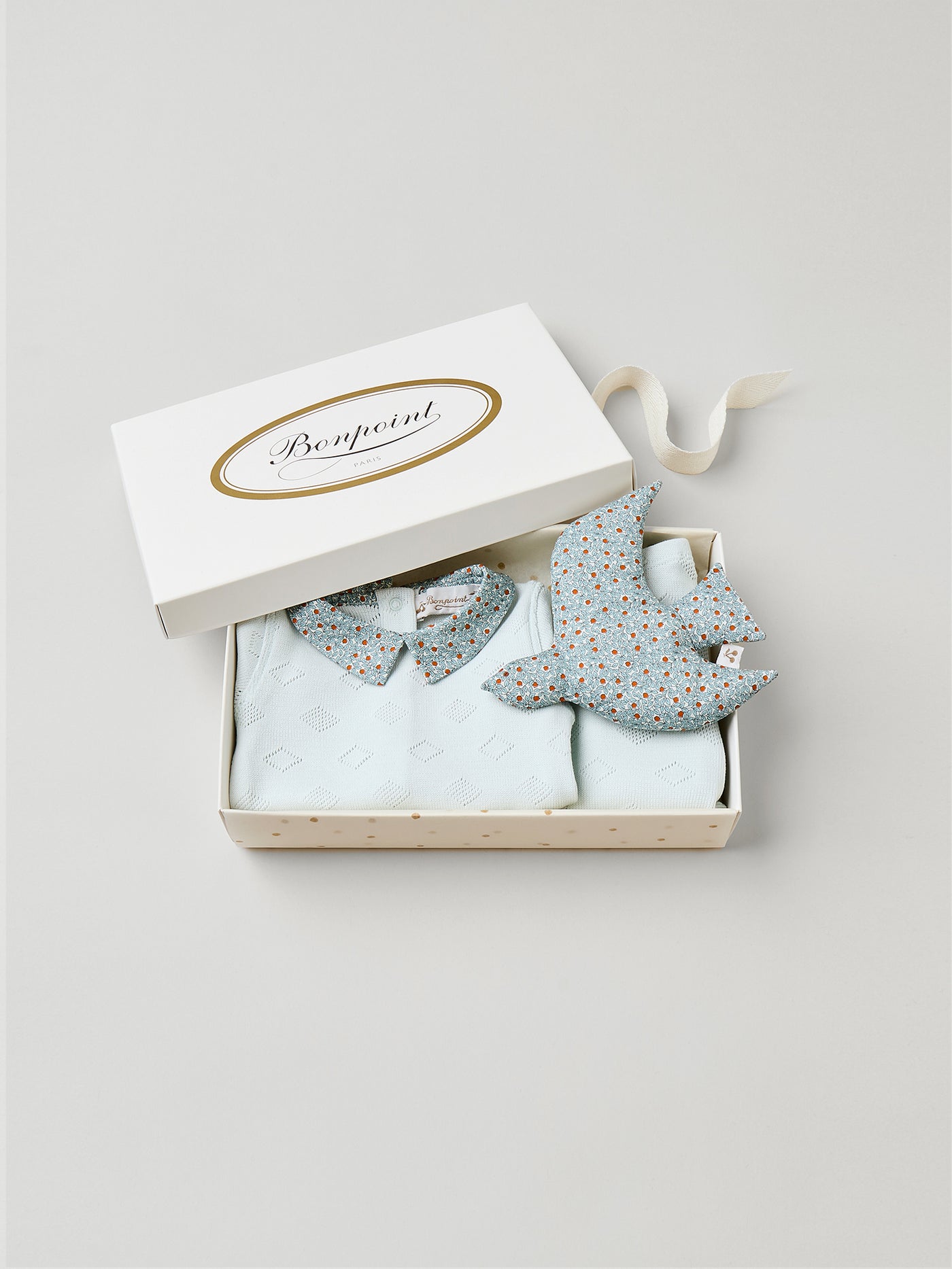 Coffret Denice en tissu Liberty bleu