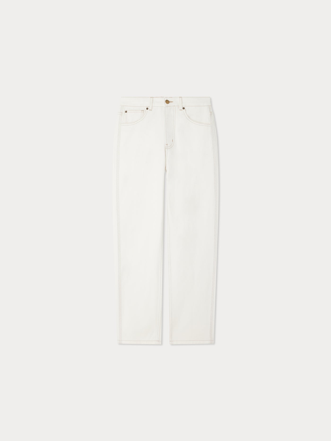 Bonpoint x Vanessa Seward Jean Gasp droit blanc