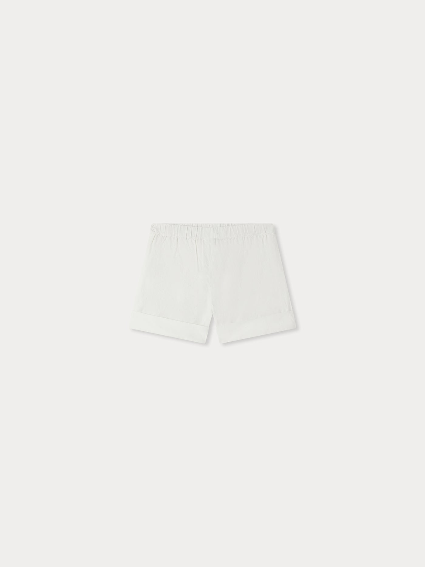 Ecandy shorts in white poplin