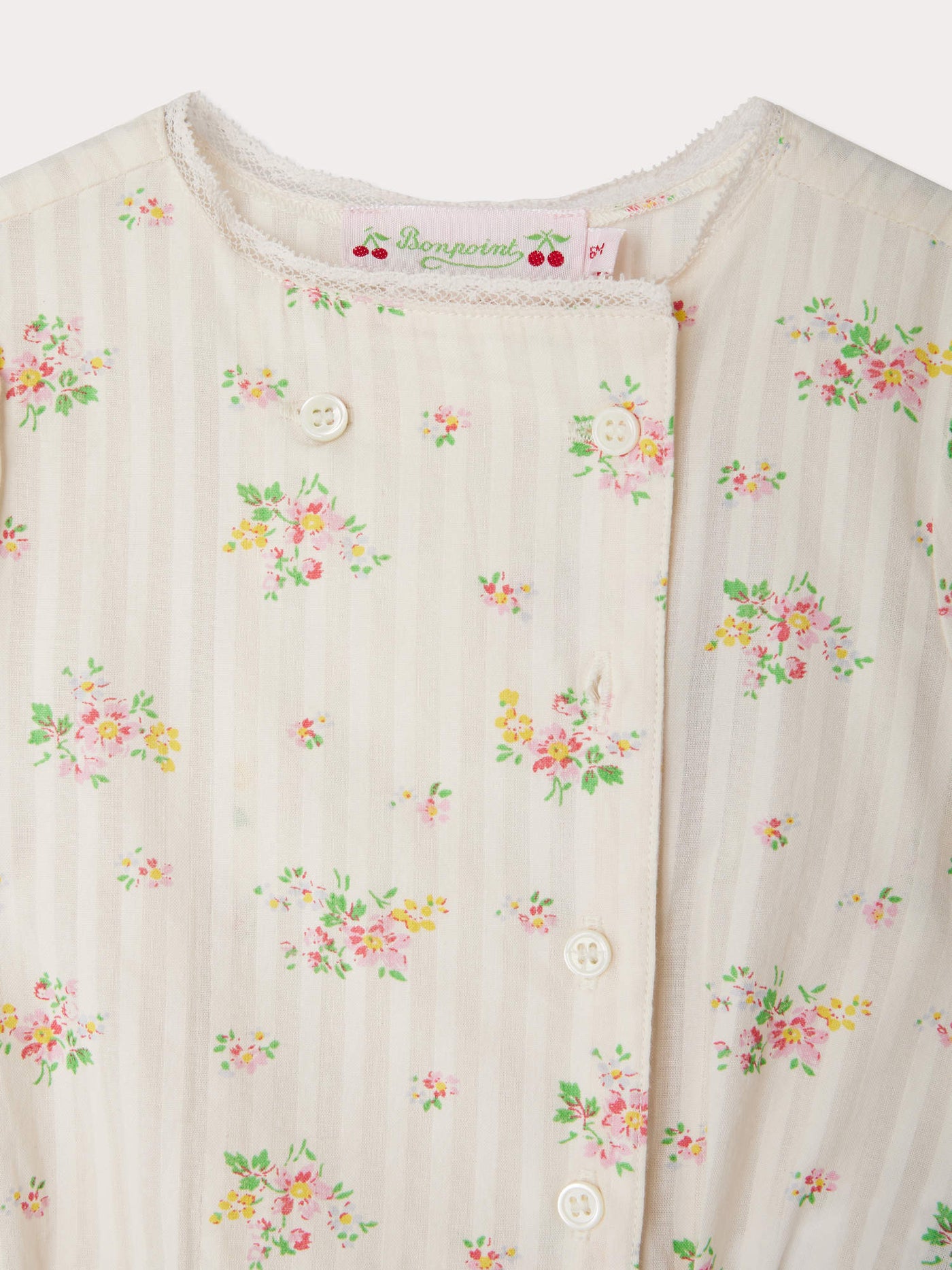 Blouse Elia courte à imprimé fleurs