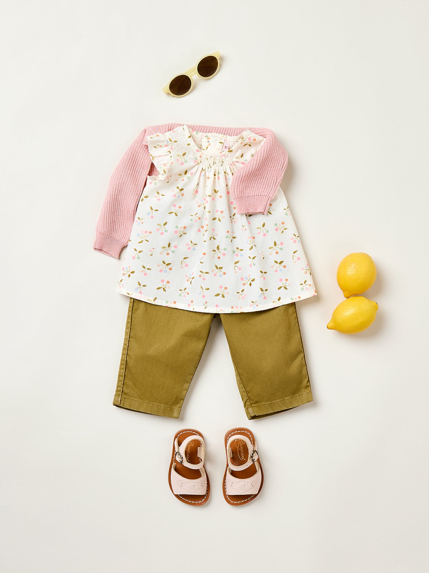 Narni blouse with cherry print