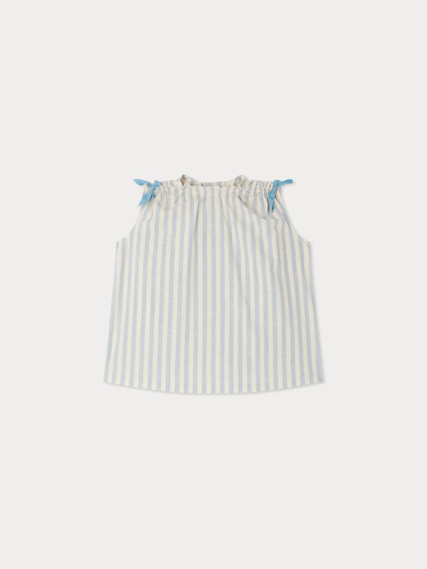 Elvia striped dress with bows