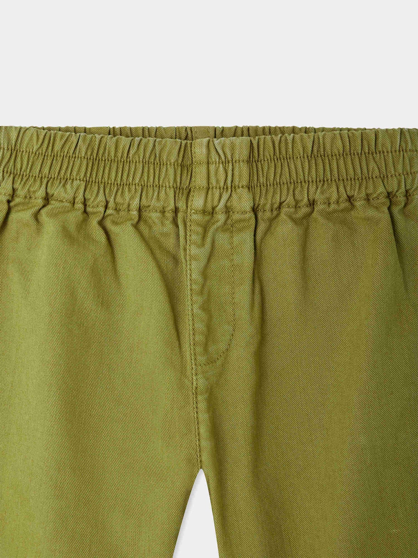 Léo pants in green denim