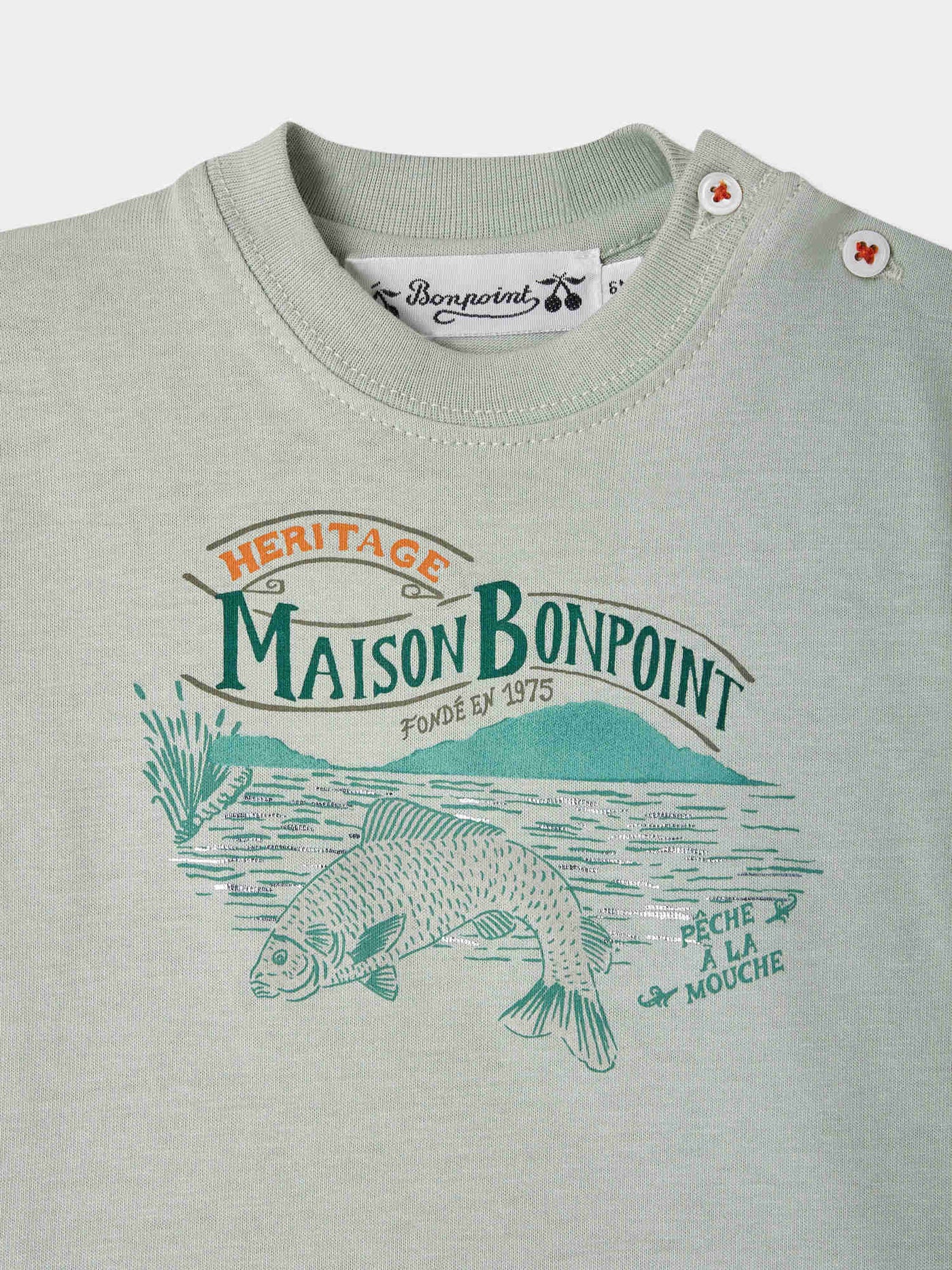 T-shirt Tom à imprimé poisson