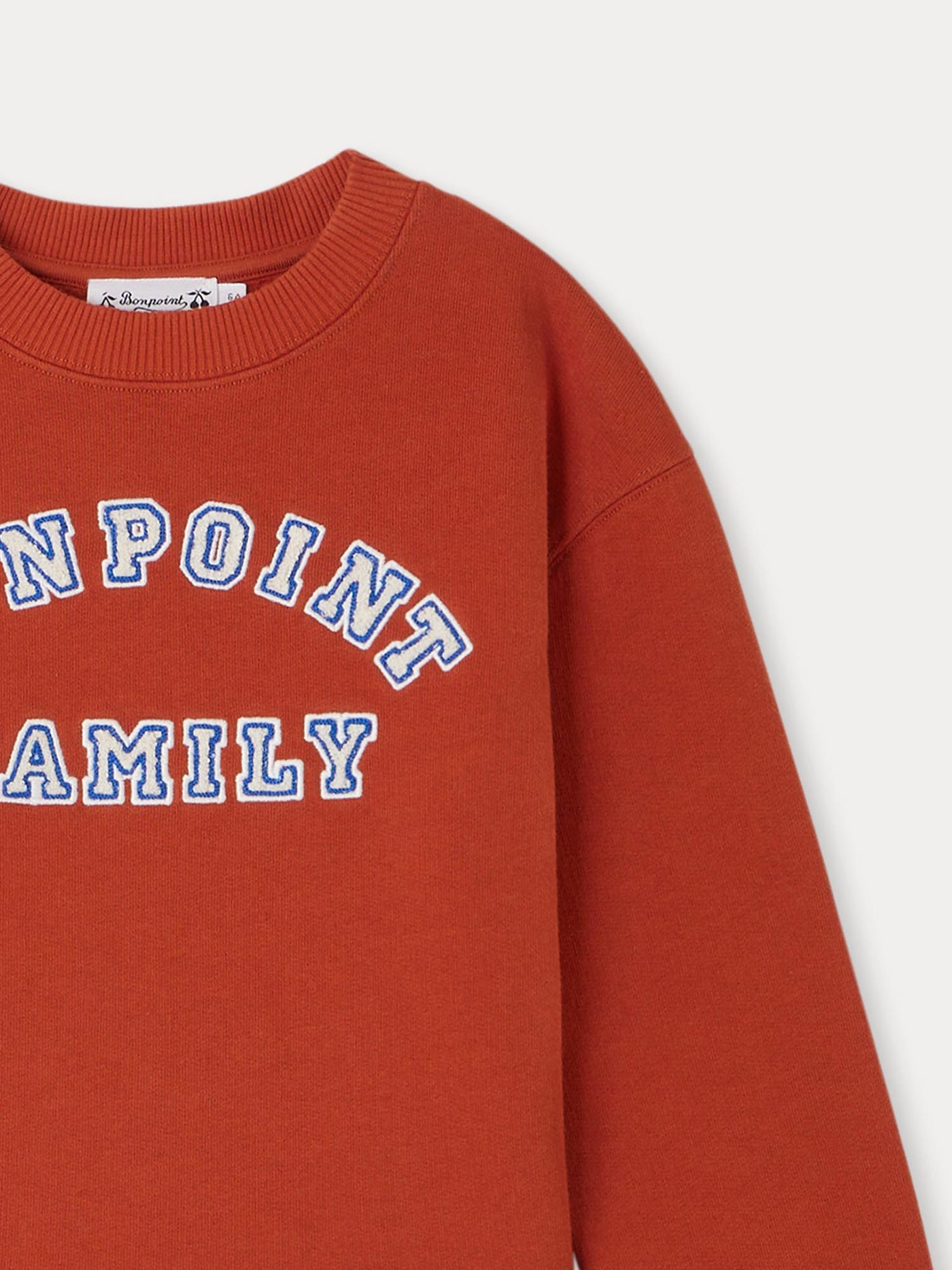 Sweatshirt Tonino avec broderie Bonpoint