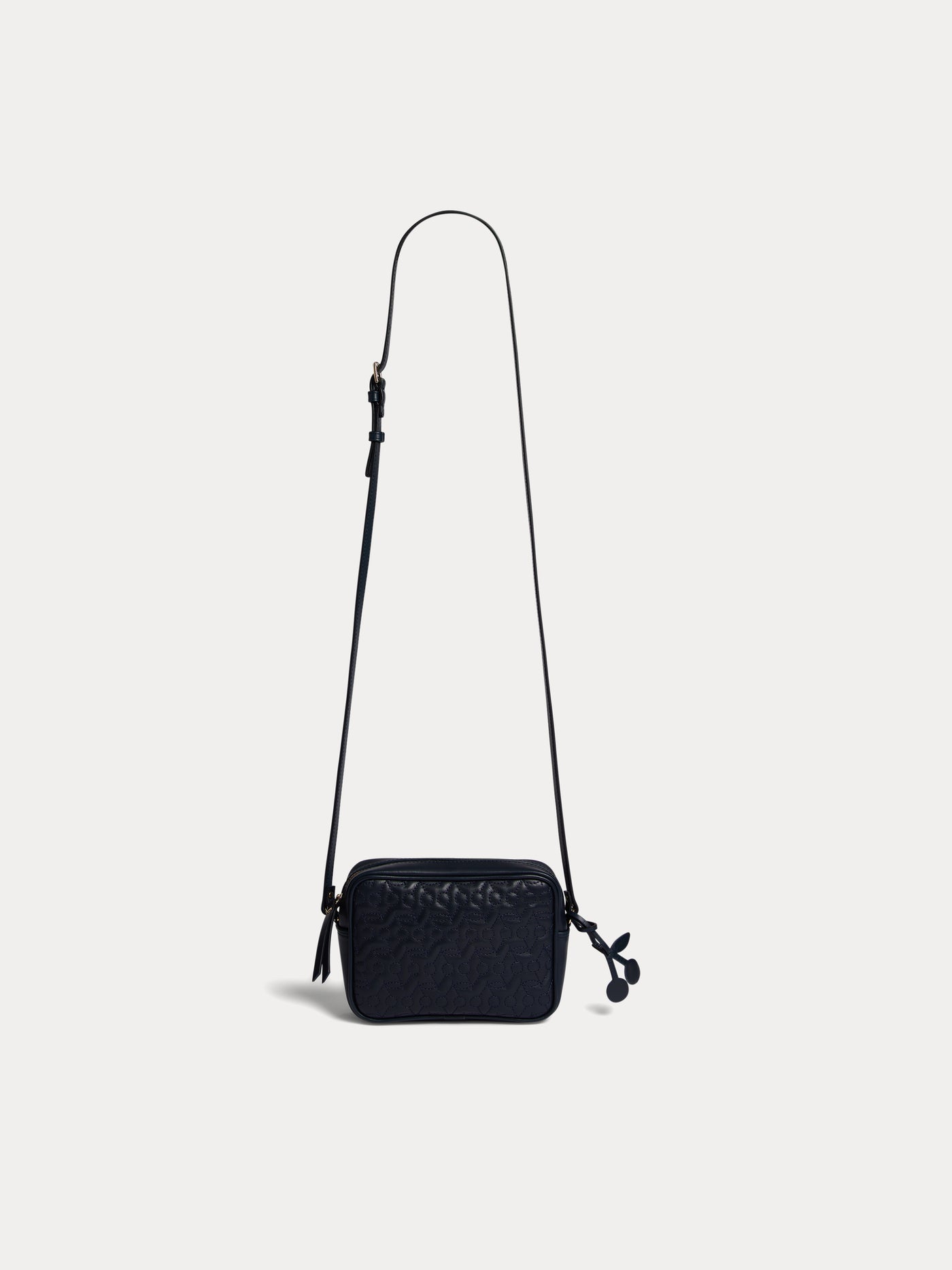 Alimos shoulder bag in dark blue leather