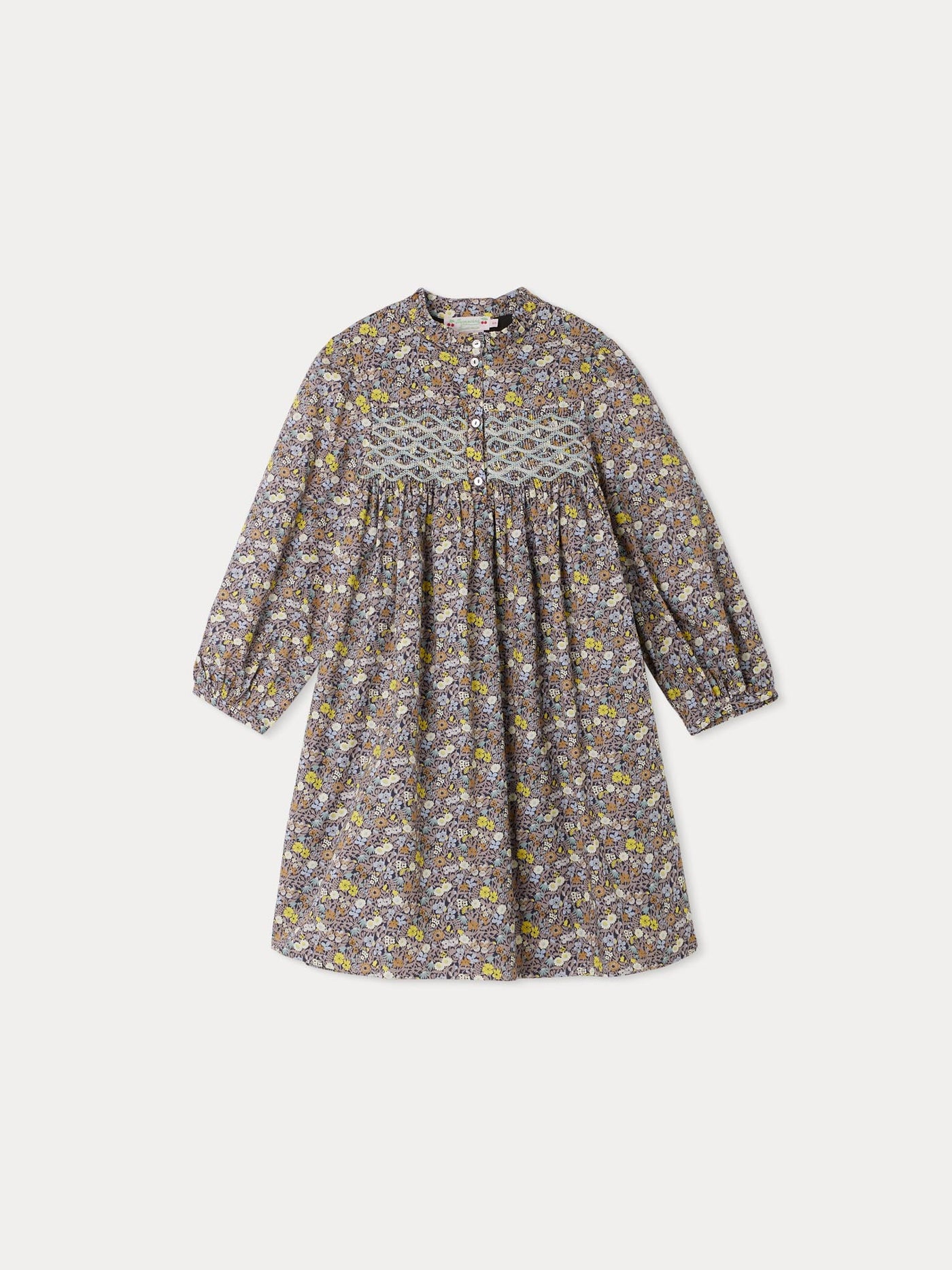 Robe Tamsin smockée en tissu Liberty