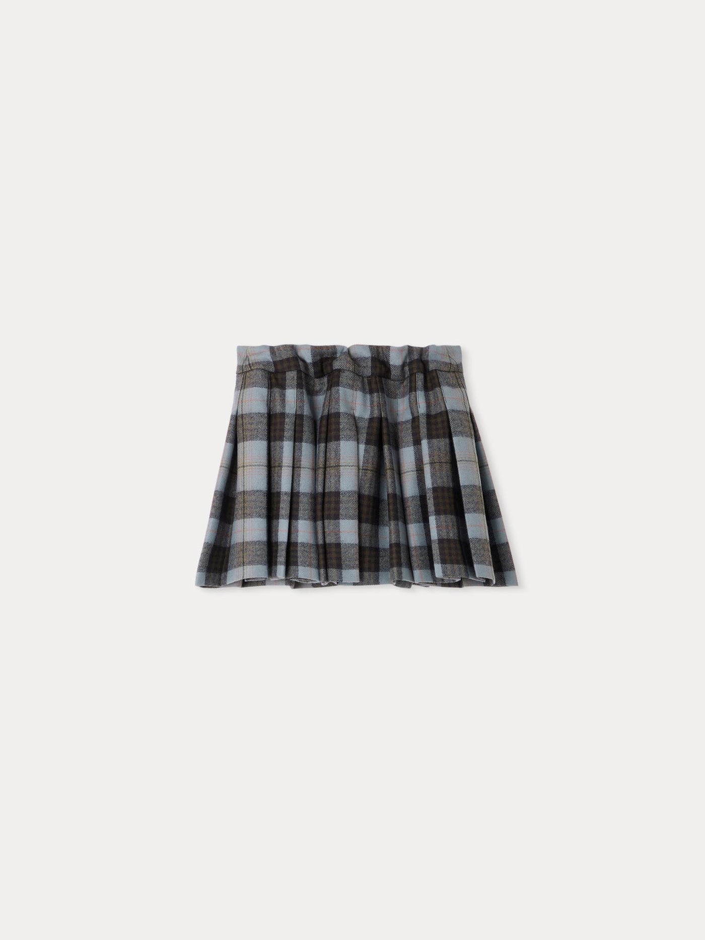 Talissa tartan wool skirt