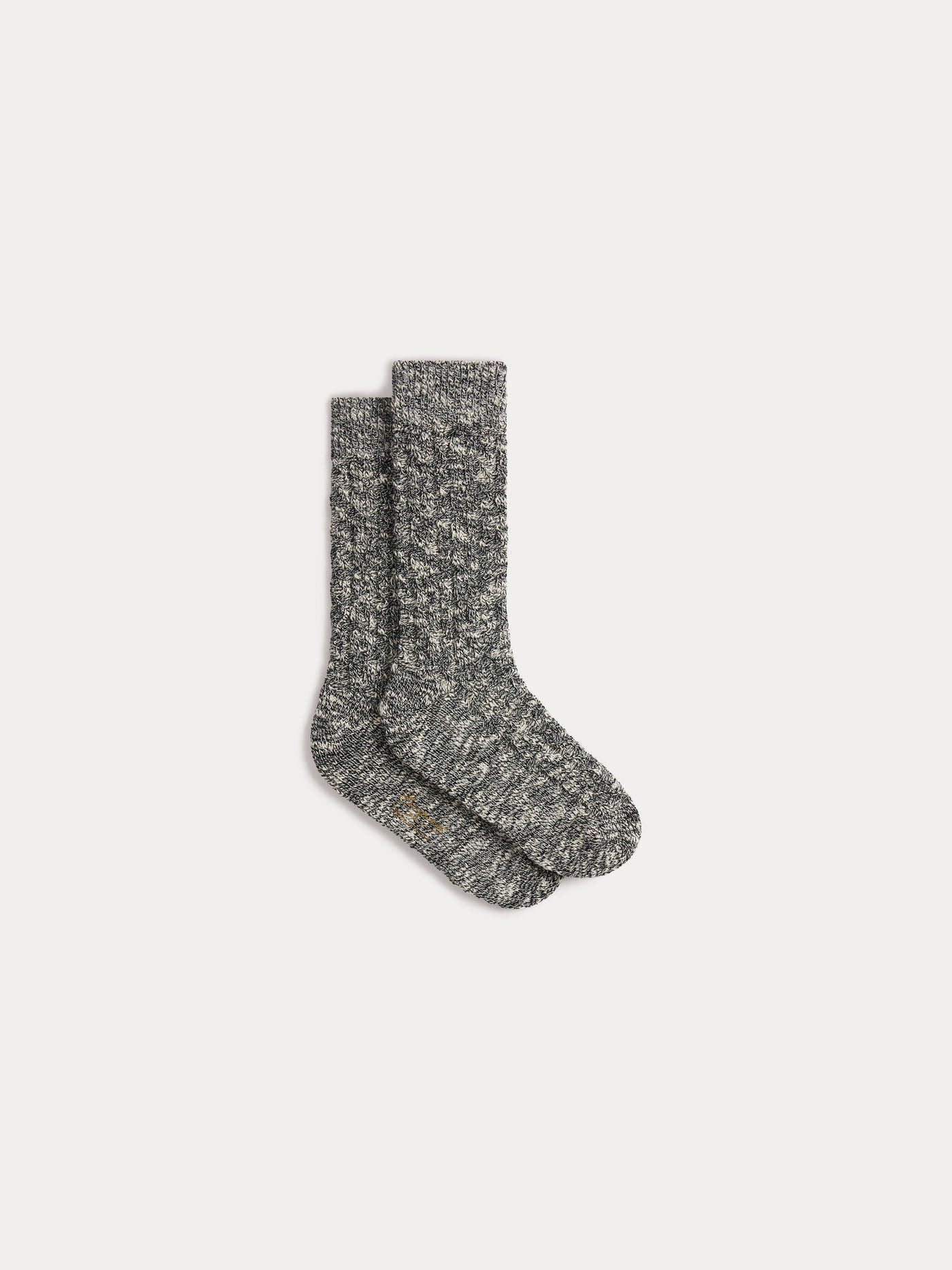 Gratiane gray knee-high cable knit socks