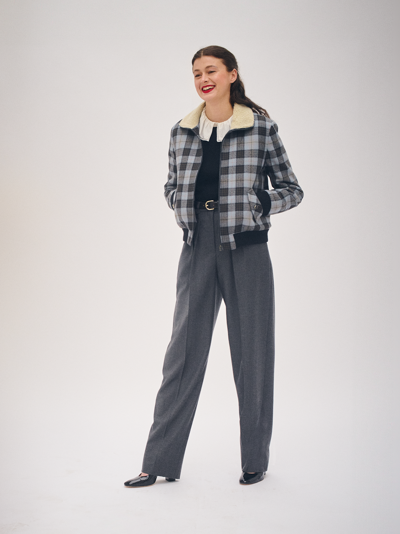 Bonpoint x Vanessa Seward - Gary checked wool jacket