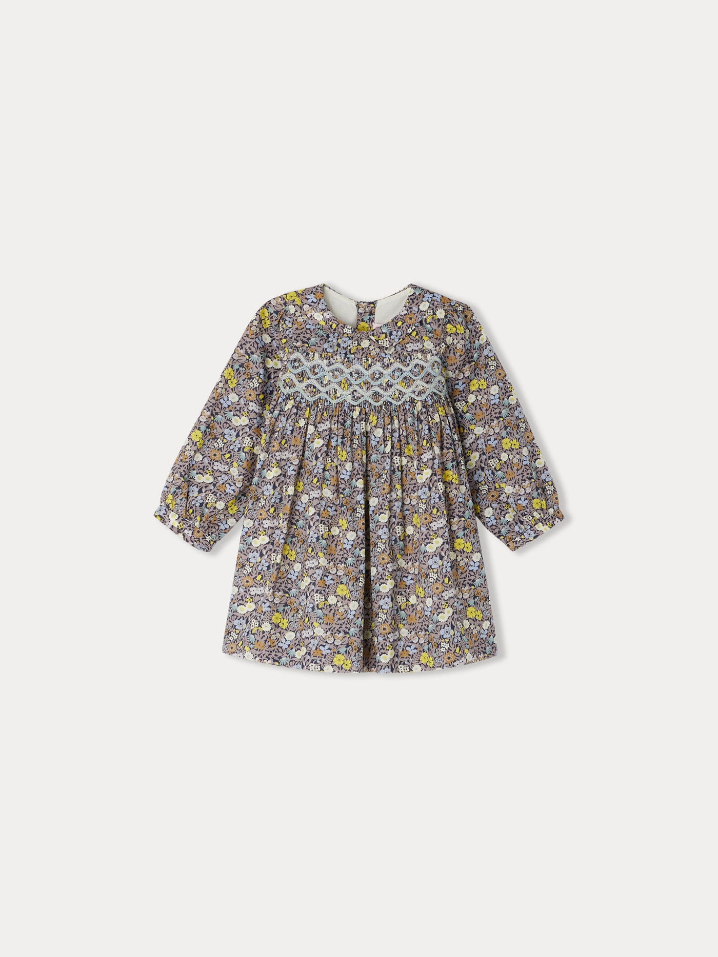 Robe bébé Tamsin smockée en tissu Liberty