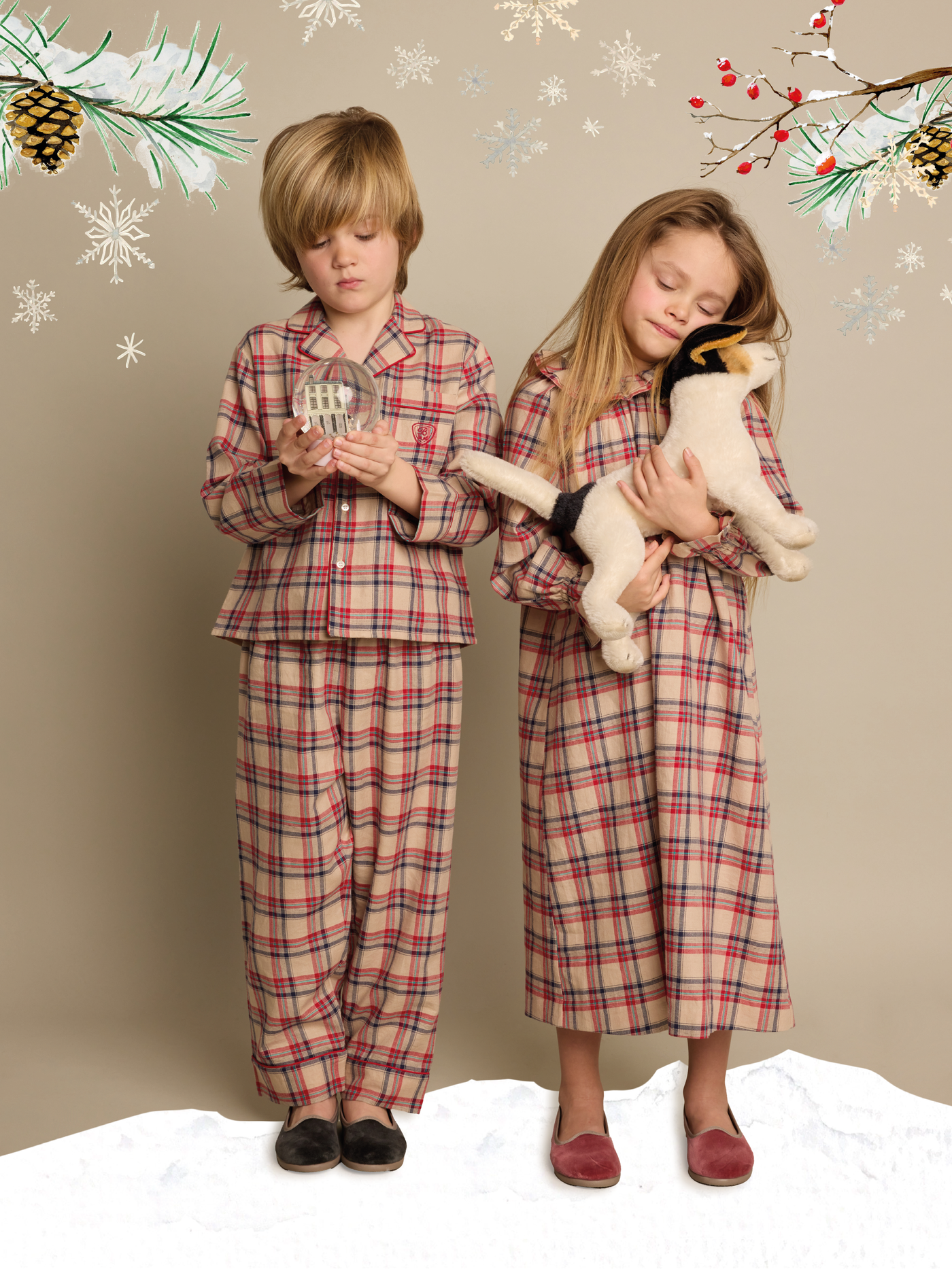 Dormeur Pajamas cherry Bonpoint