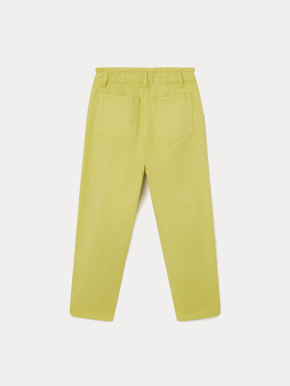Mom-Style Pants for Girls acid yellow