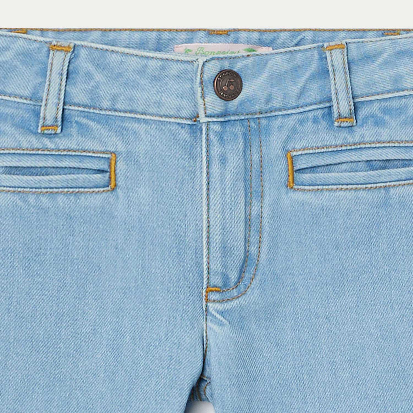 Flared Jeans for Girls light denim