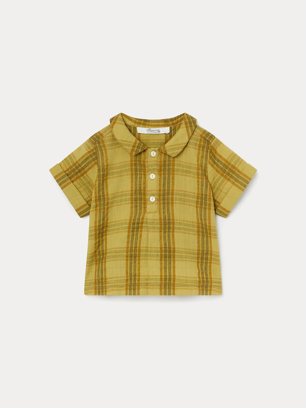 Short-Sleeved Tunic for Baby acid yellow