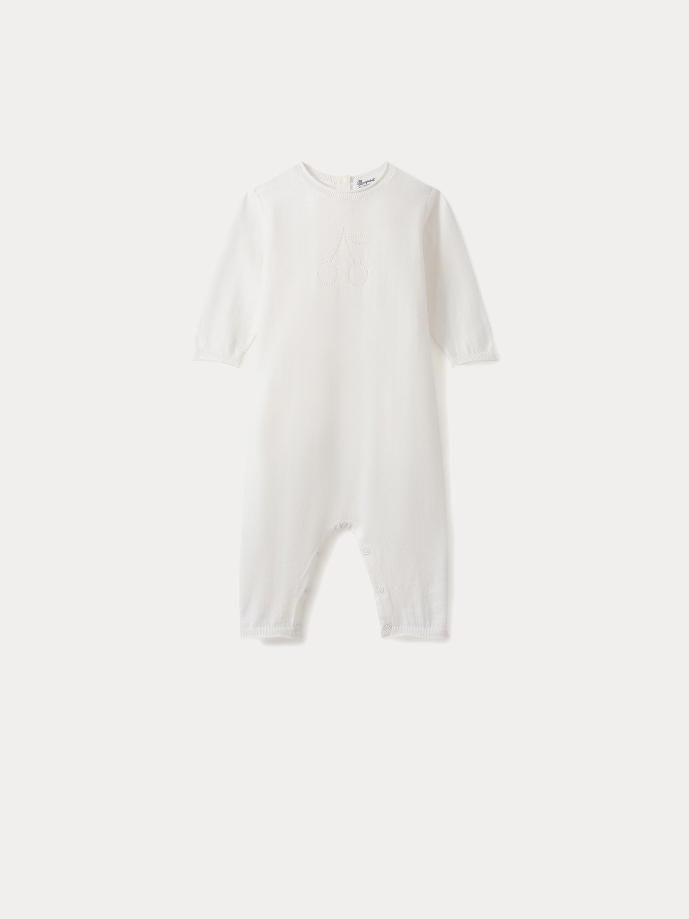 Babies' sleepsuit milk white