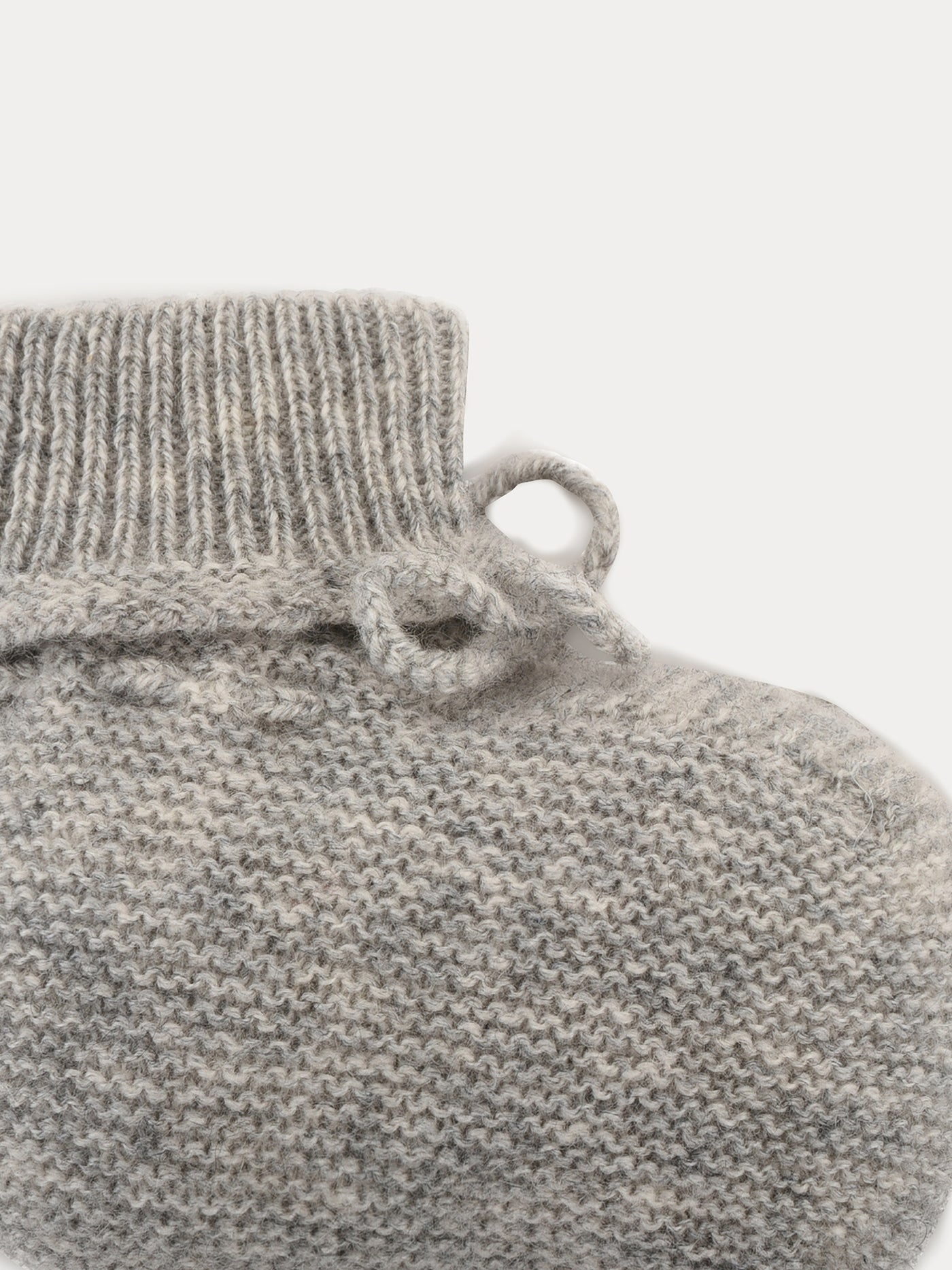 Baby Cashmere Booties heathered gray
