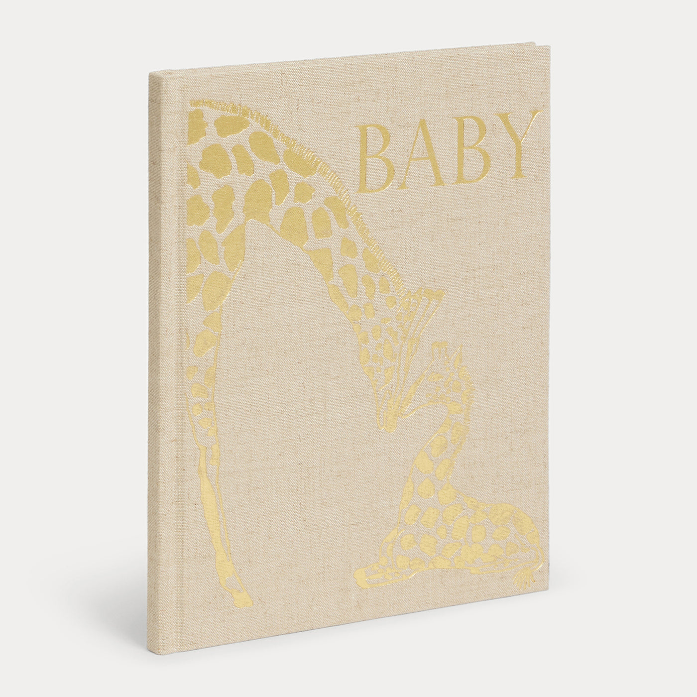 Album à couverture girafe bébé mastic